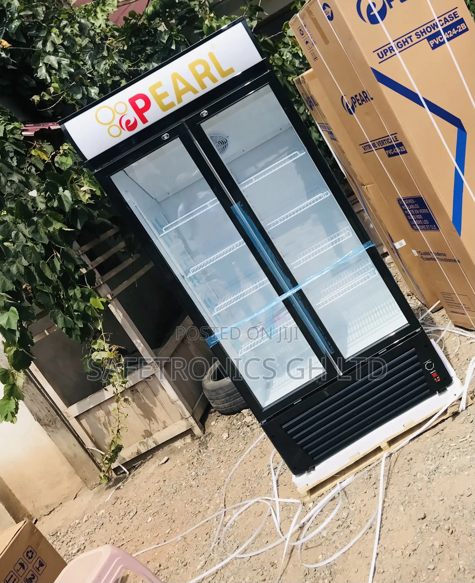 New in Stock ~ Display Glass Doubledoor Pearl PVC-622 