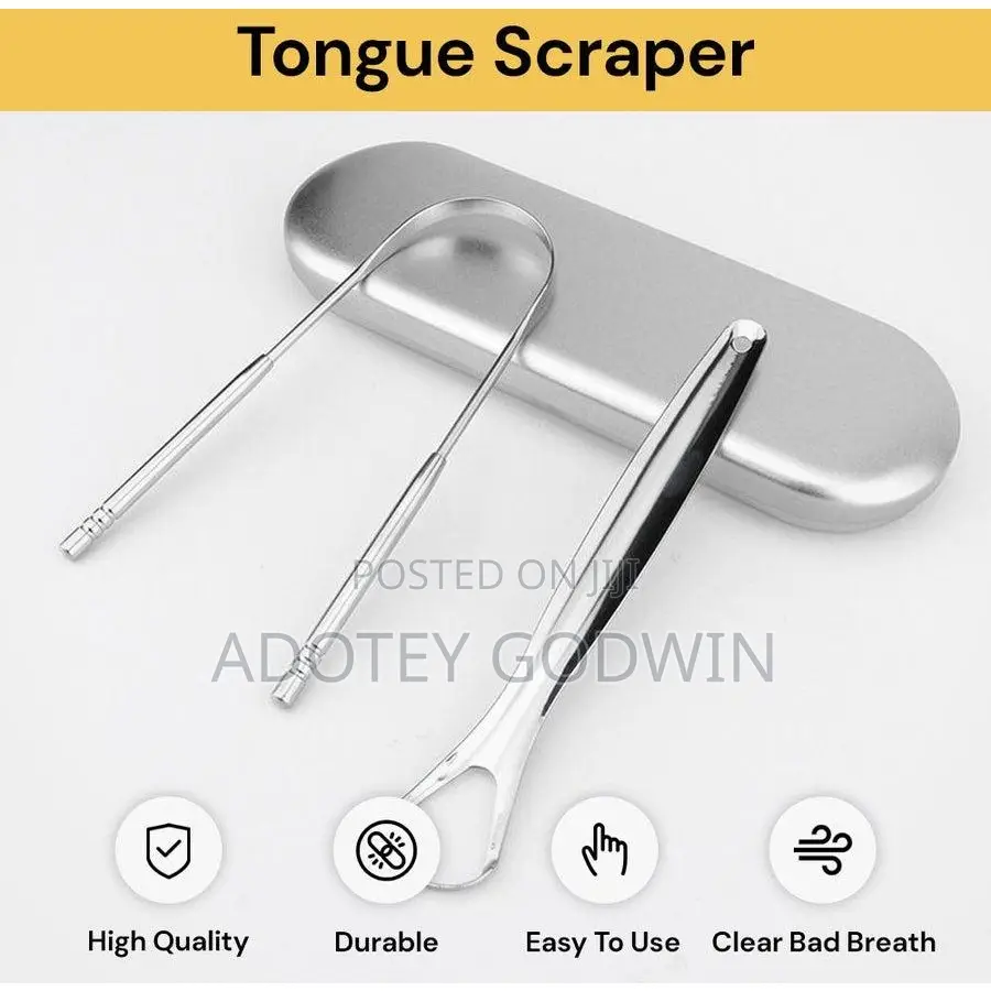 Metalic Tongue Scraper
