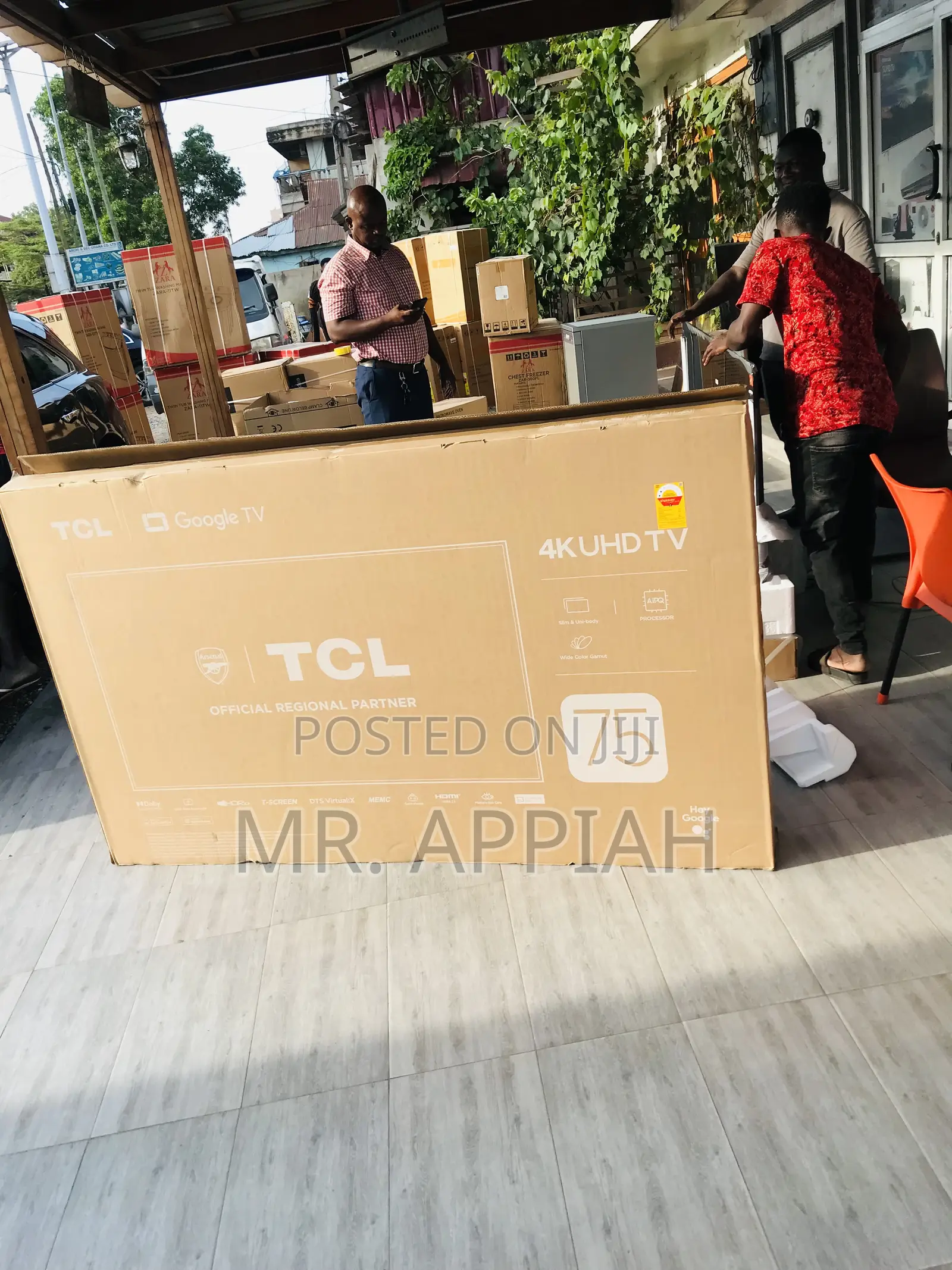 Fantastic TCL 75 Inch HDR Frameless Google Tv.