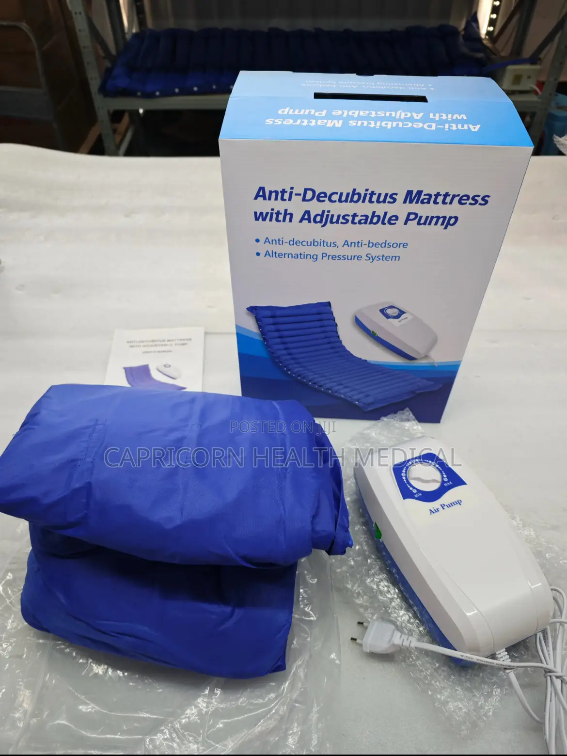 Air Bed Ripple Mattress Anti Bedsores With Pump