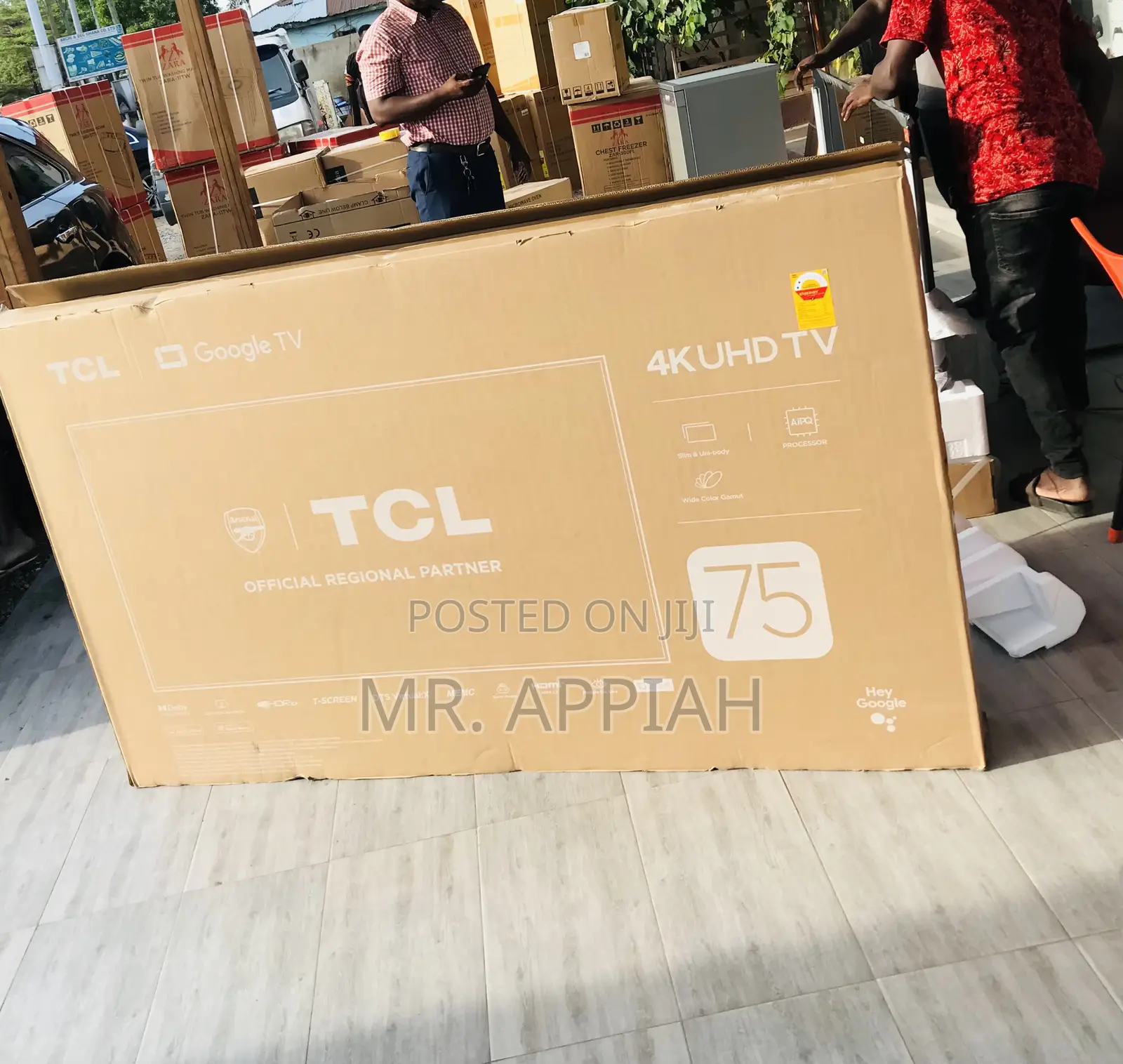 Choose TCL 75 Inch HDR Frameless Google Television .