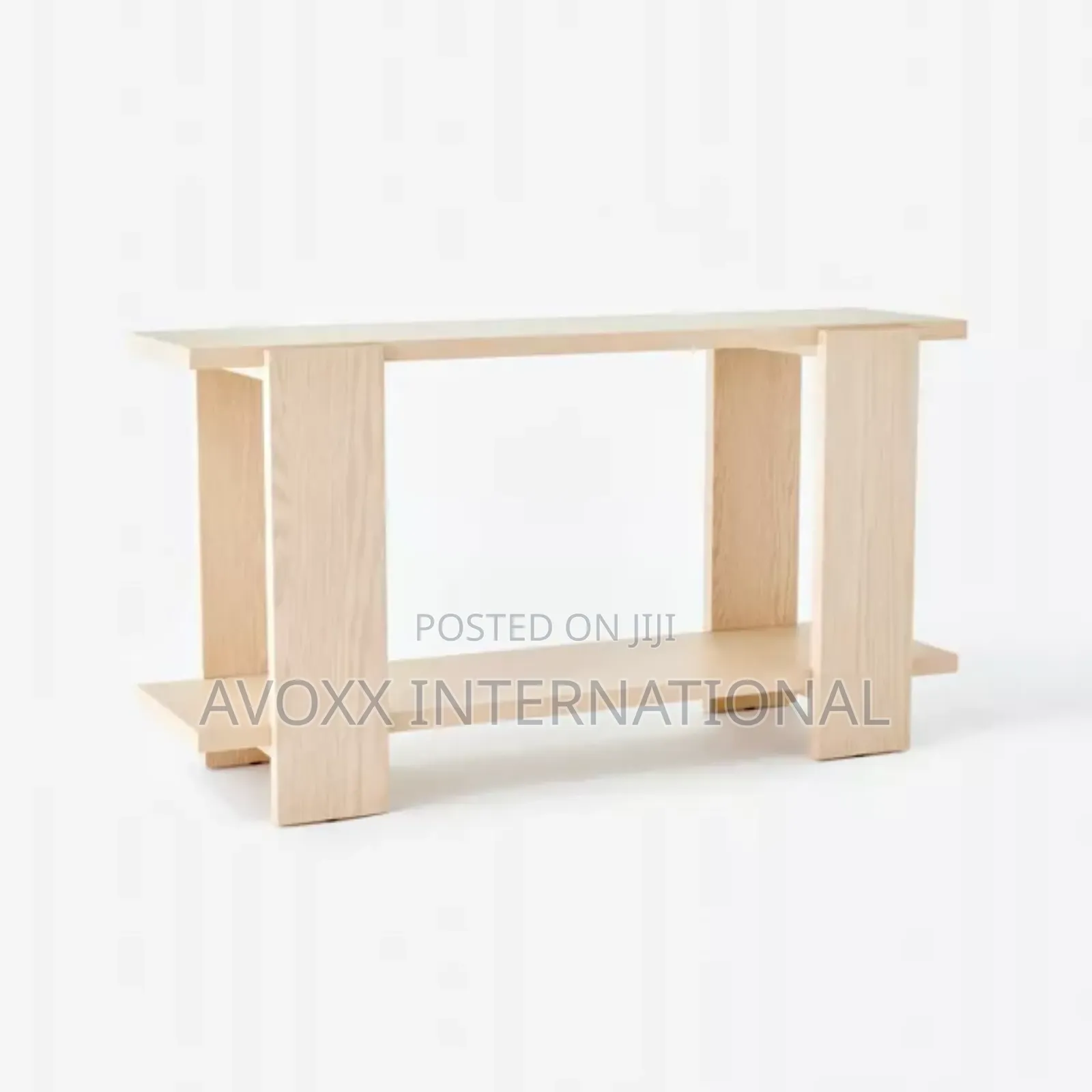 Bleached Oak Console Table Natural Wood - Threshold