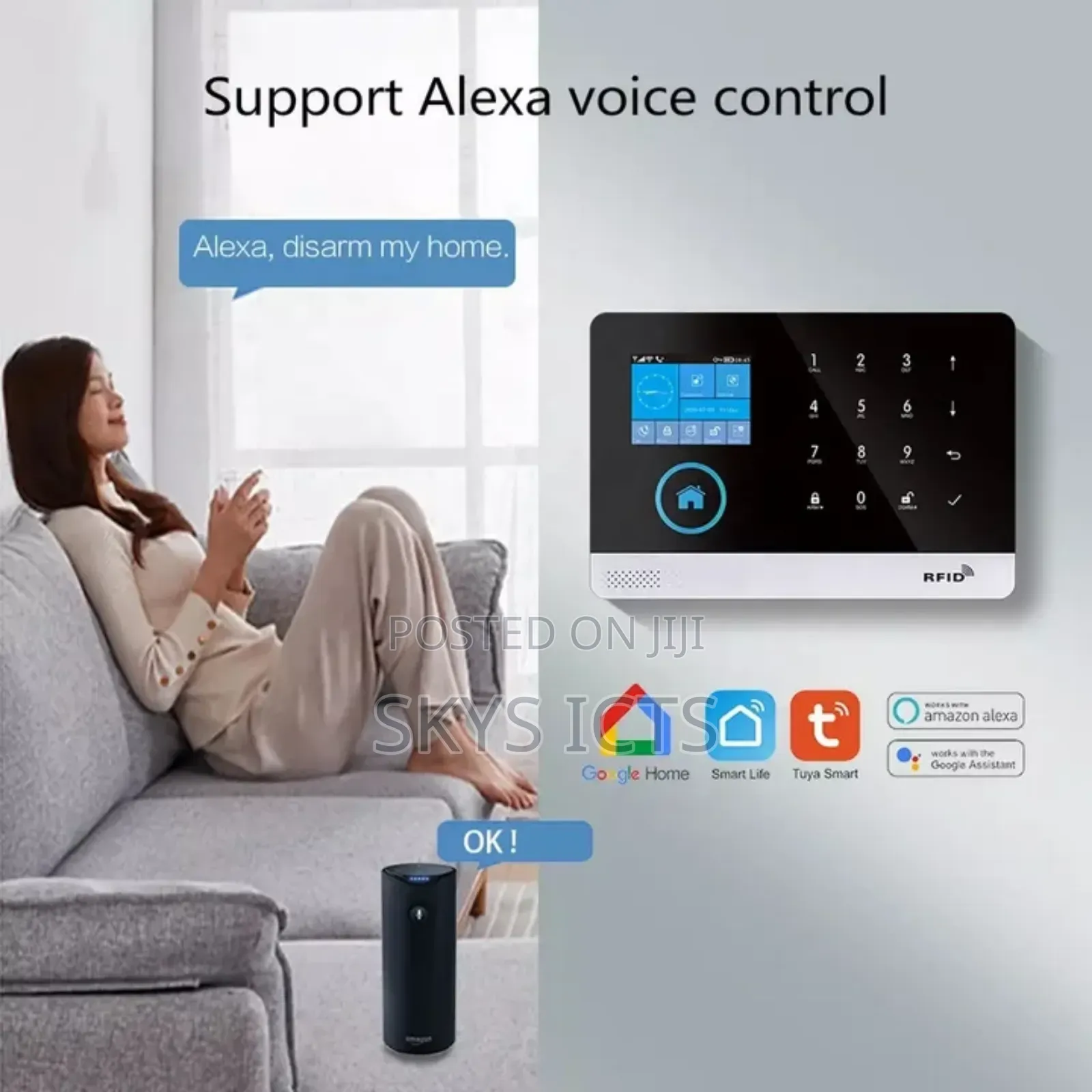 GSM Intrusion Alarm System Kit Wifi Home Security Alarm Kit