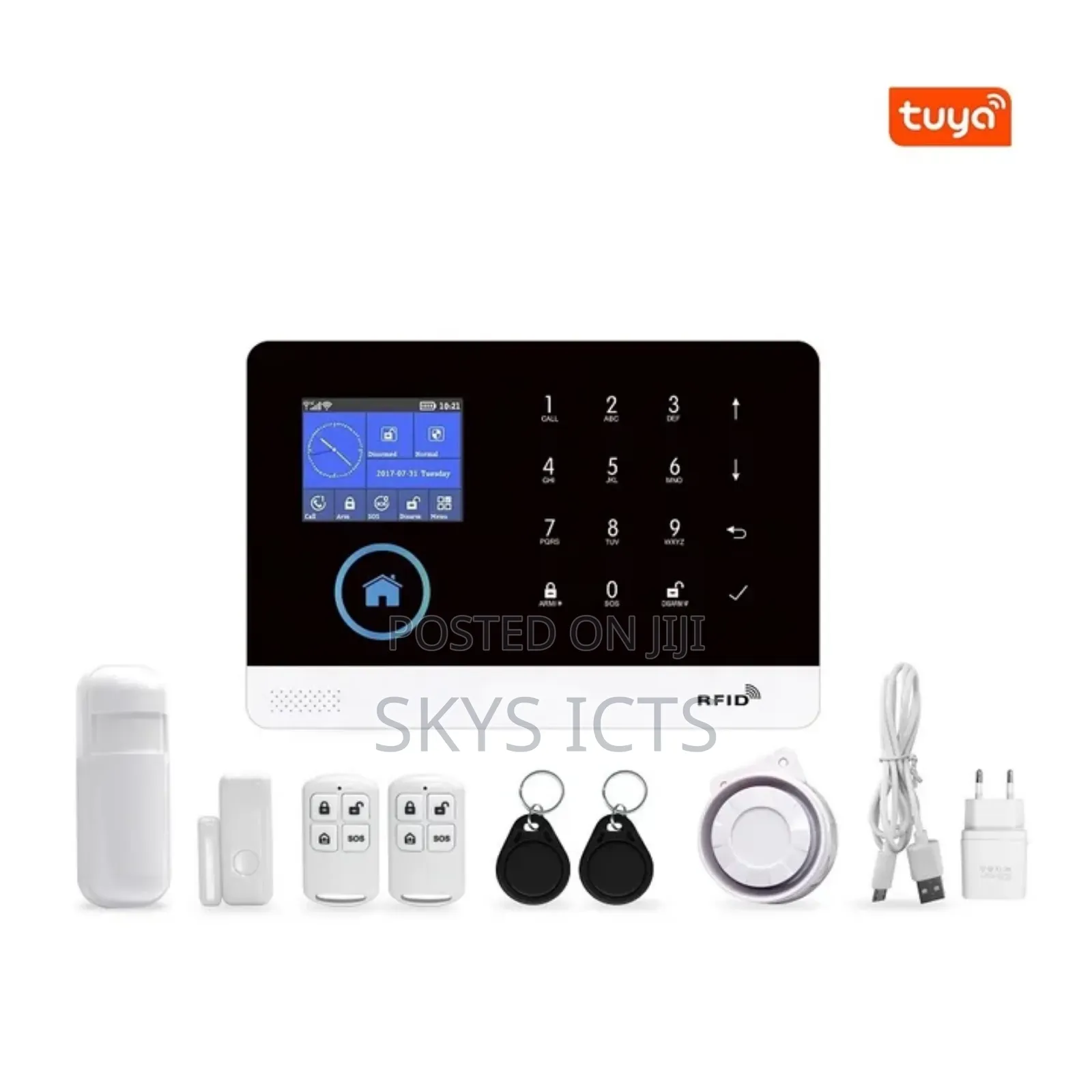 GSM Intrusion Alarm System Kit Wifi Home Security Alarm Kit