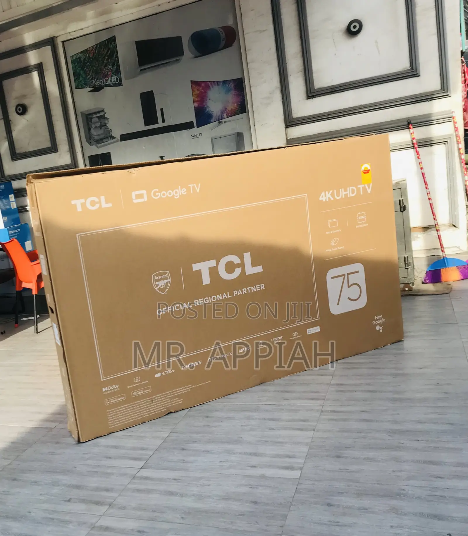 TCL 75p755 75” Ultra Hd Smart Google Electric Tv.