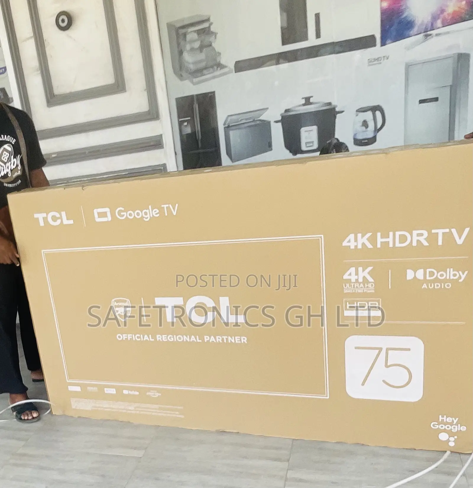 Kindly Buy New Smart Led Uhd TCL 75 Inch 75p755 Tv