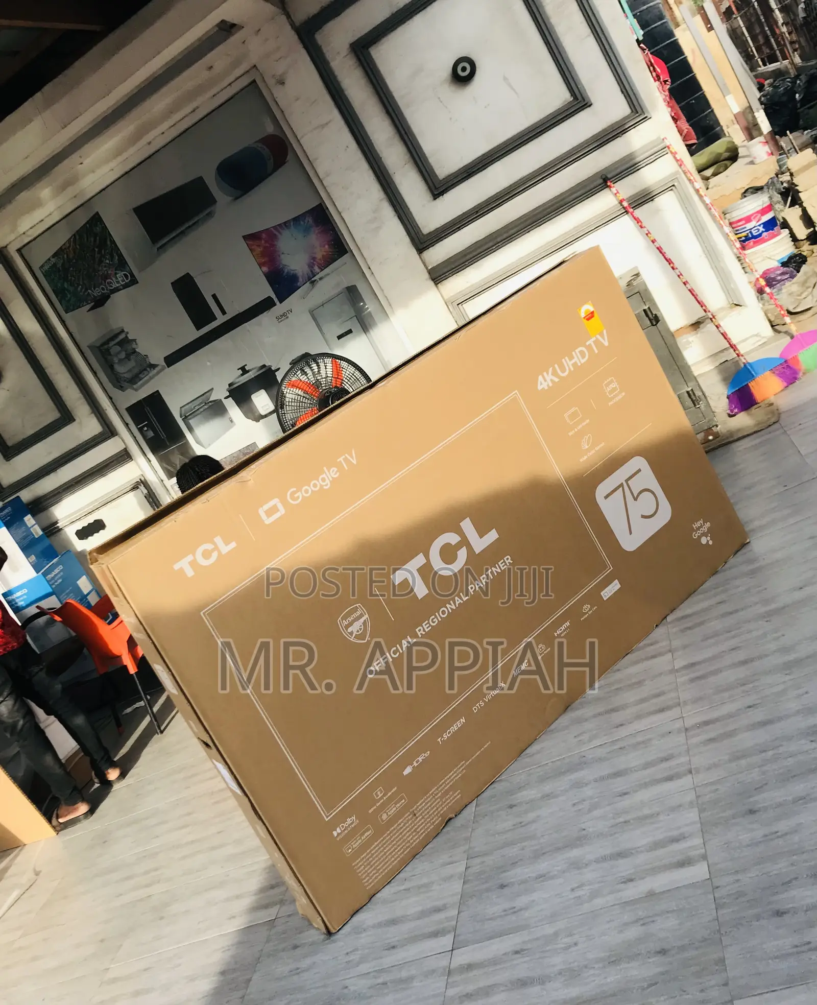 Order Classic TCL 75p755 75” Ultra Hd Smart Electric Tv.
