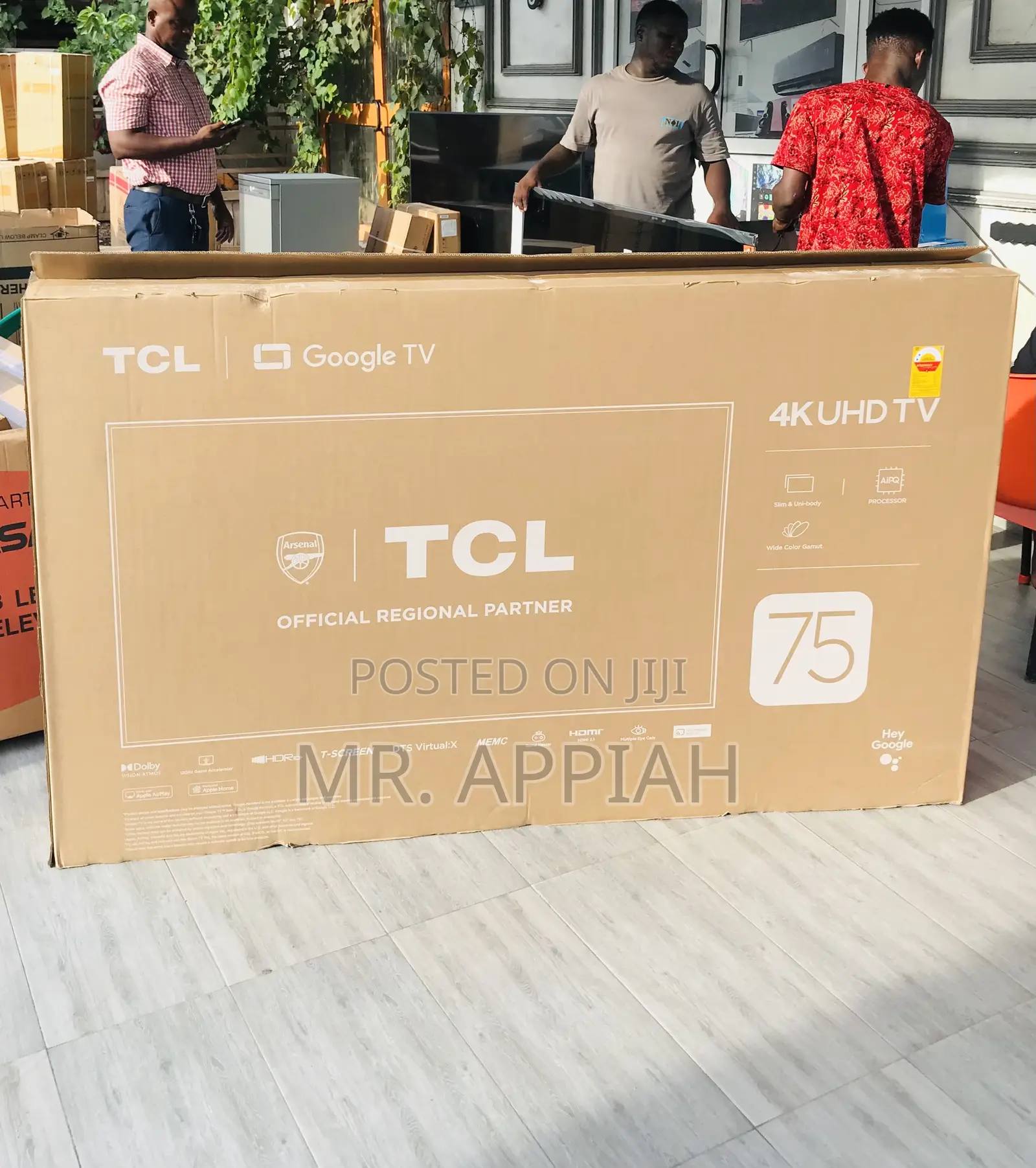 Uniquely TCL 75p755 75” Ultra Hd Smart Tv(Black).