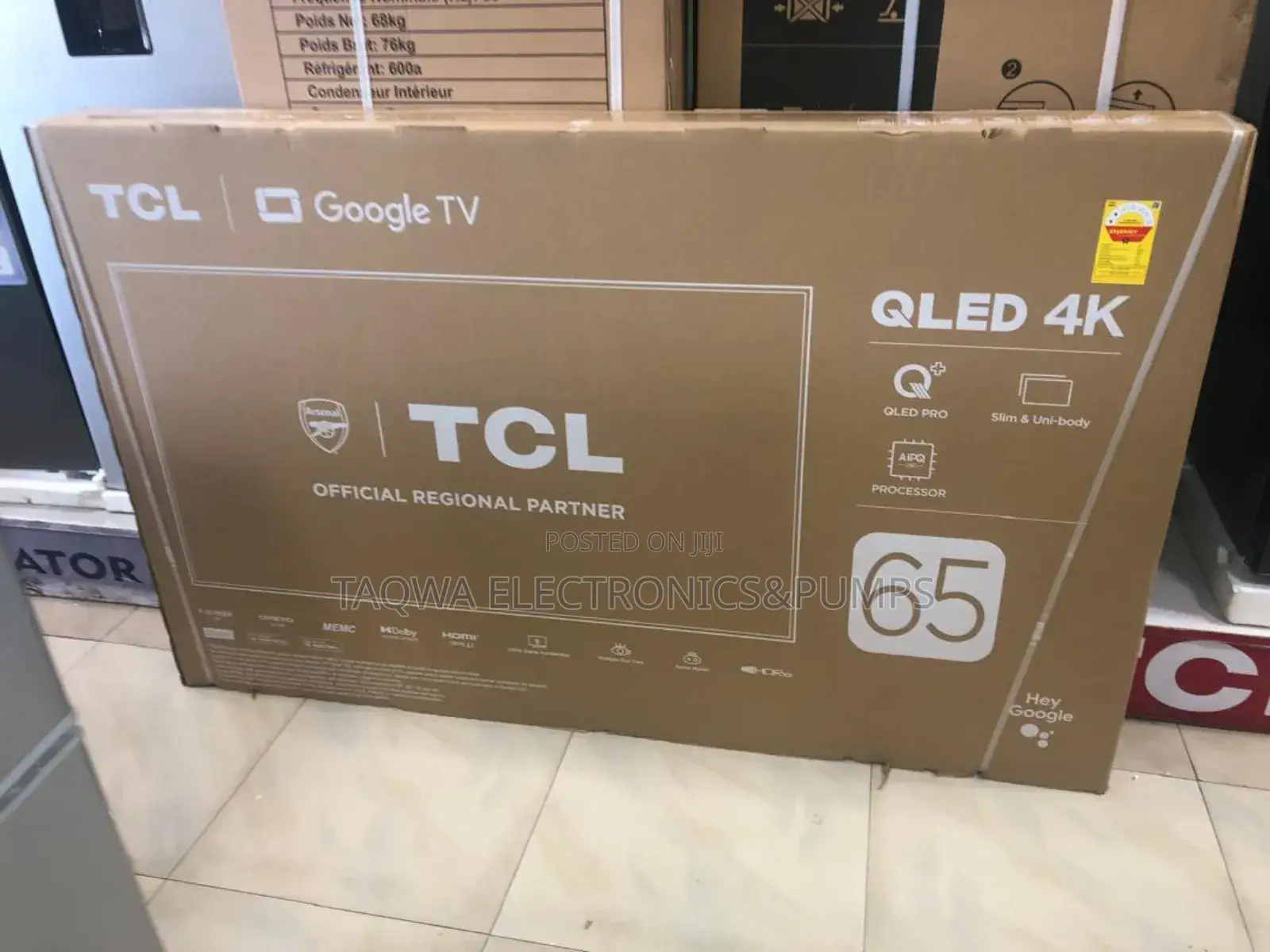 TCL 65" Qled Smart Google Tv