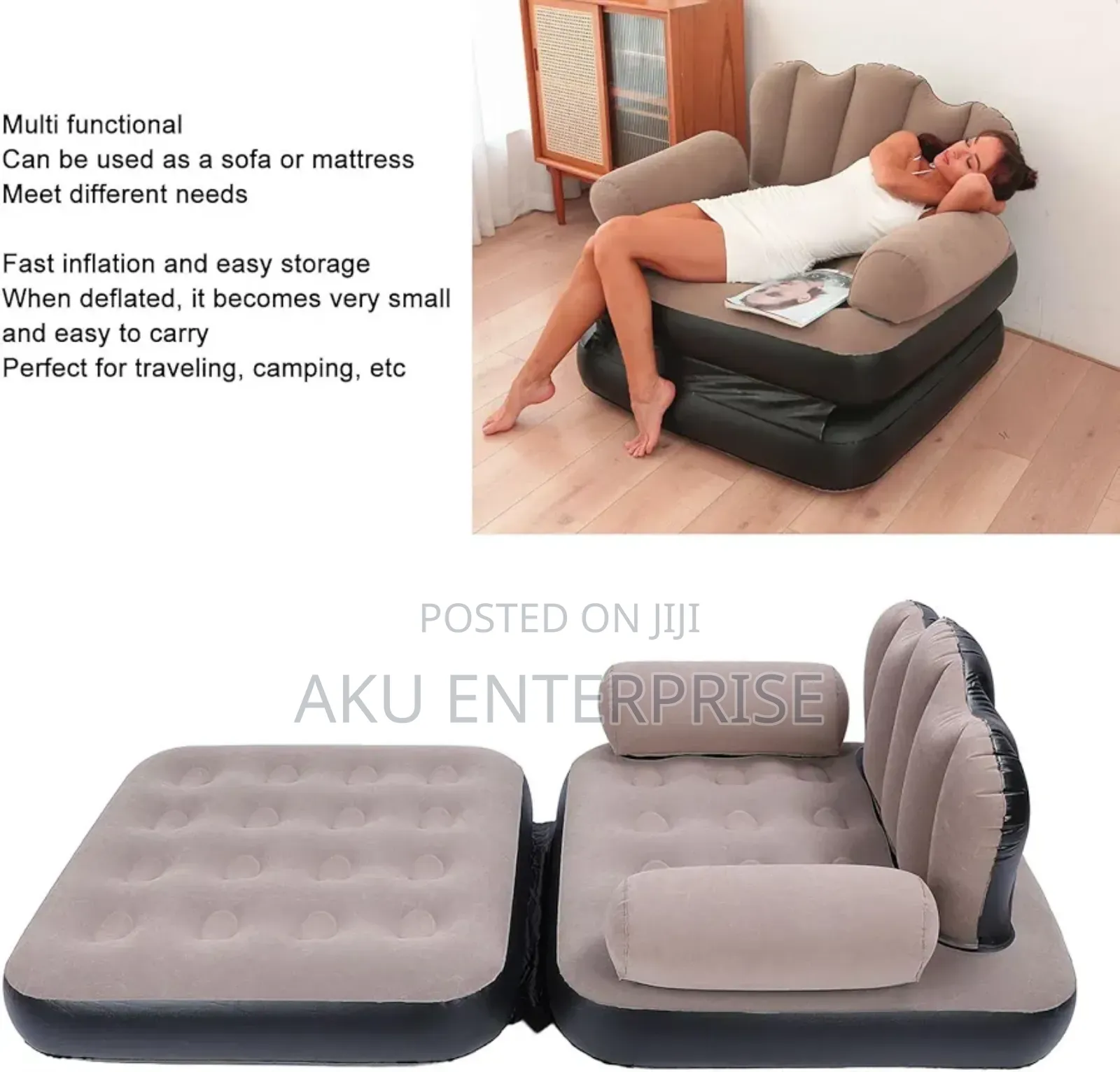 Multipurpose Sofa Thickened Mattress Foldable Bed Home