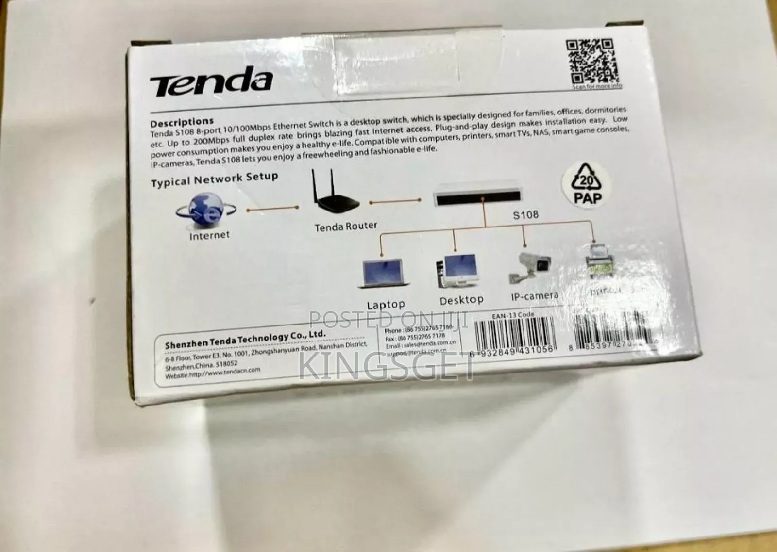 8 Port Desktop Switch