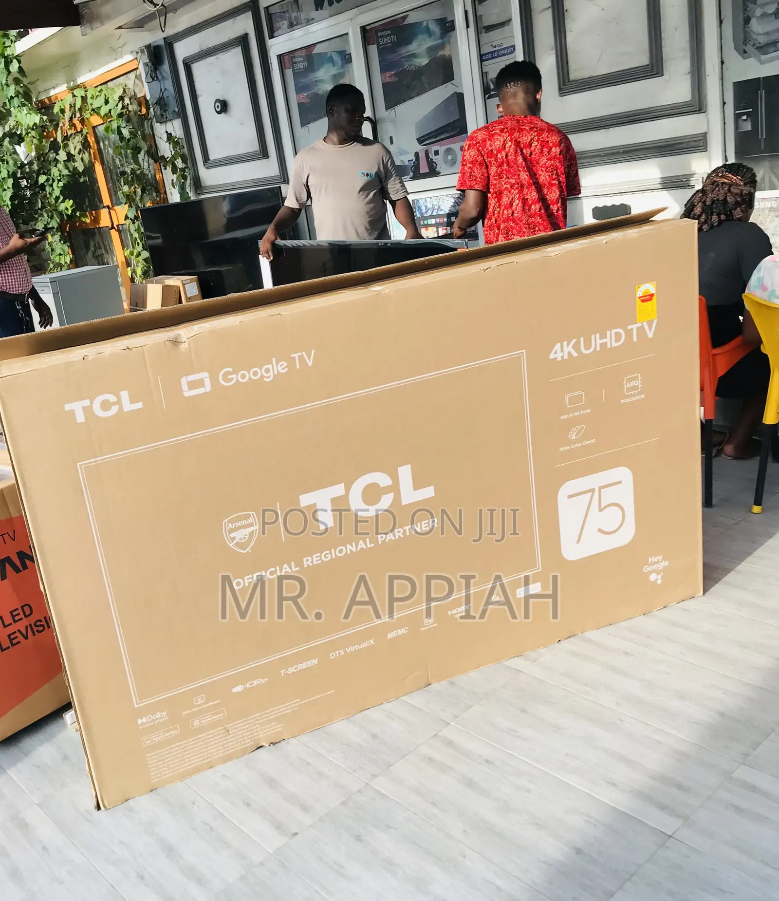 Brand New TCL 75p755 75 Inch Ultra Hd Smart Google Tv.