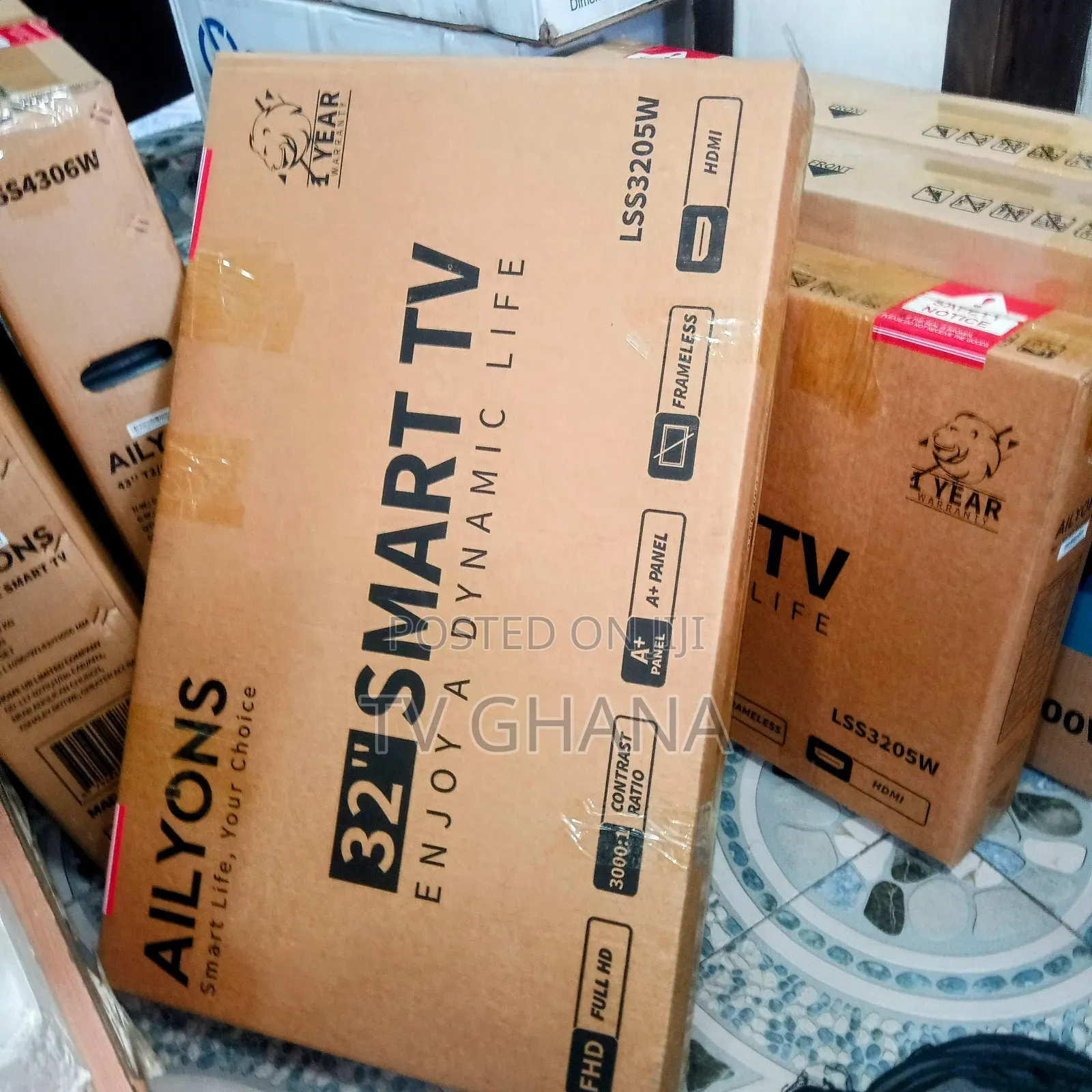 Frameless Ailyons 32inches Smart Television Smart Television