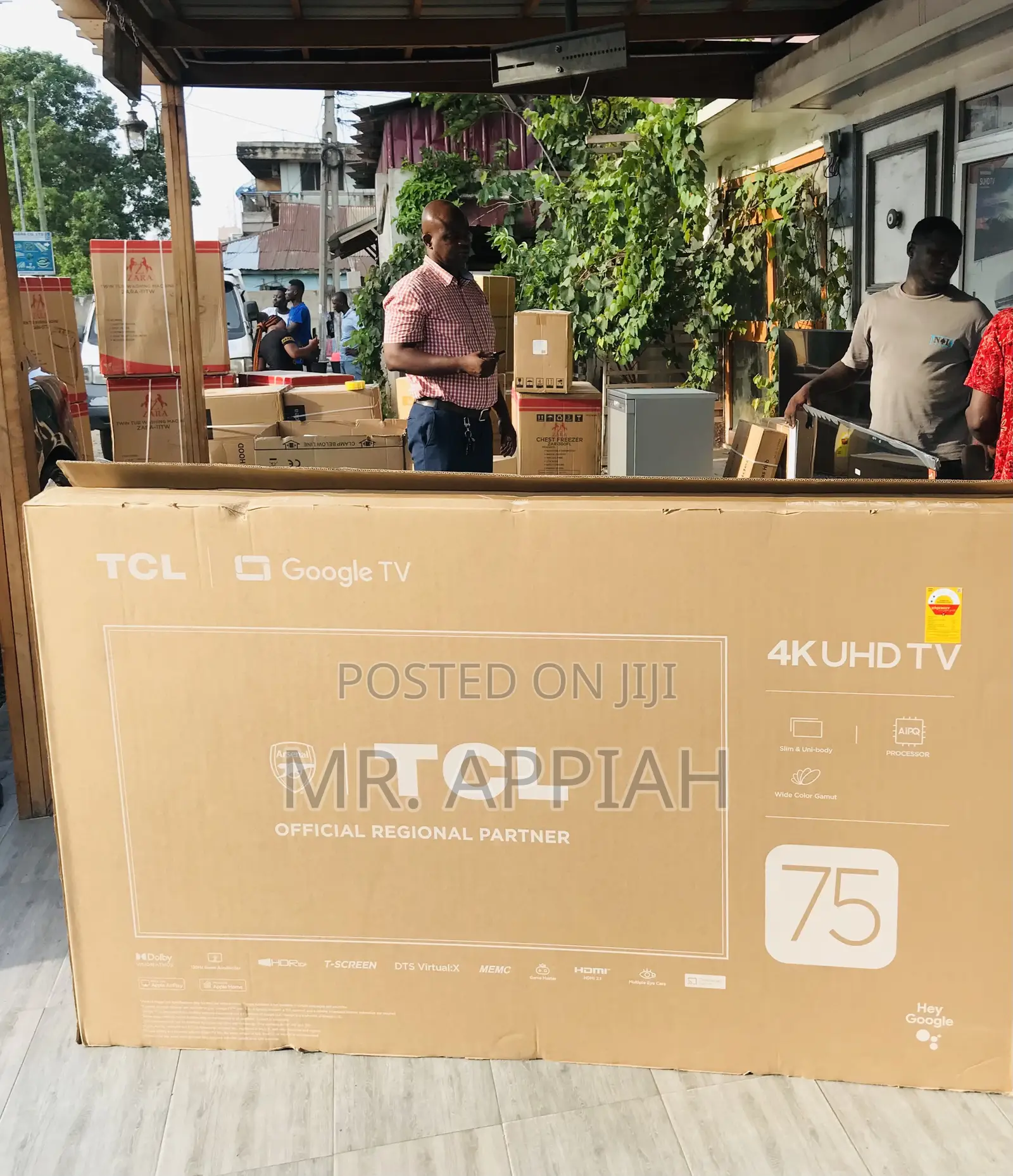 Fresh in TCL 75p755 75 Inch HDR Smart Electric Tv.