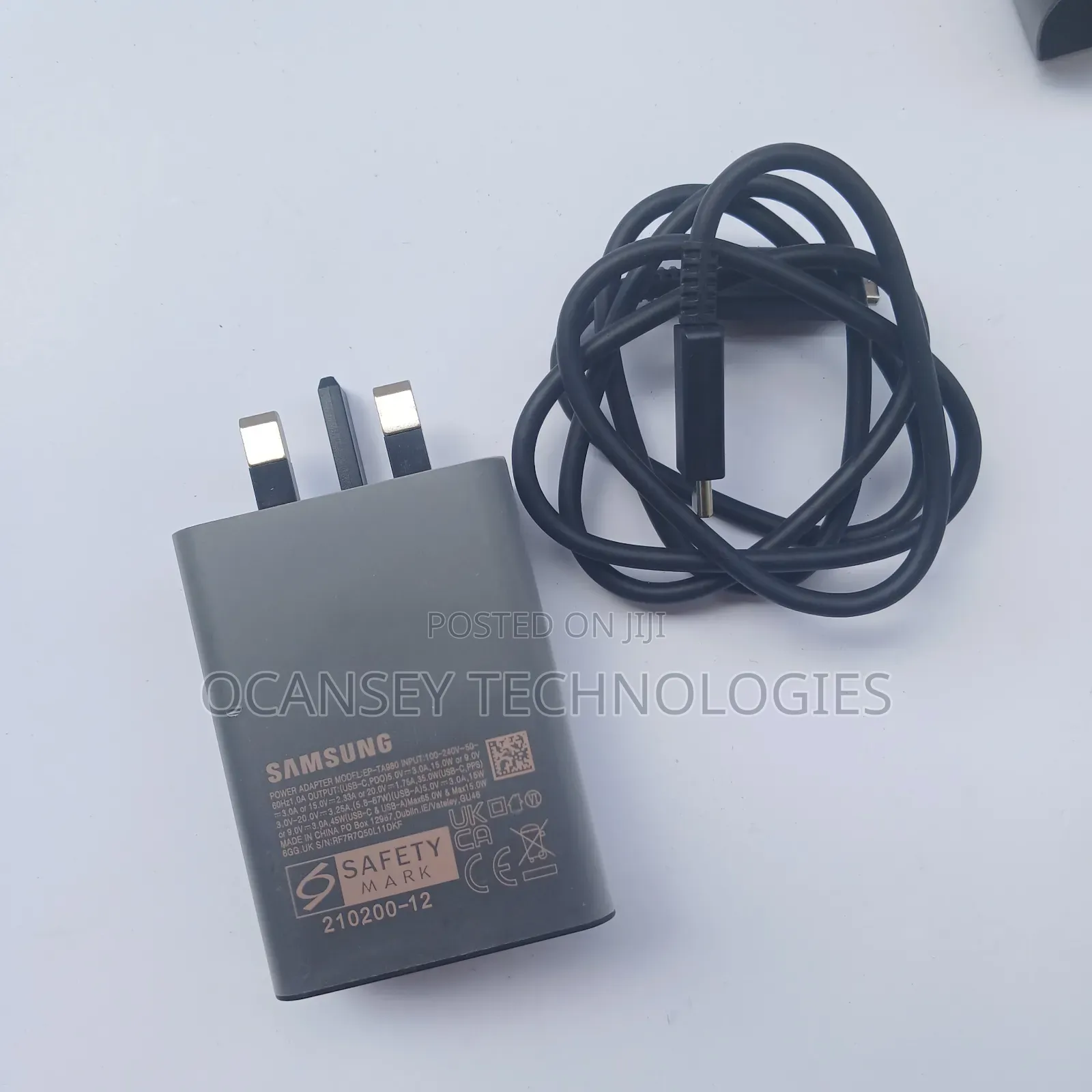 Original Samsung 65W PD Trio Ports Type-C Complete Charger