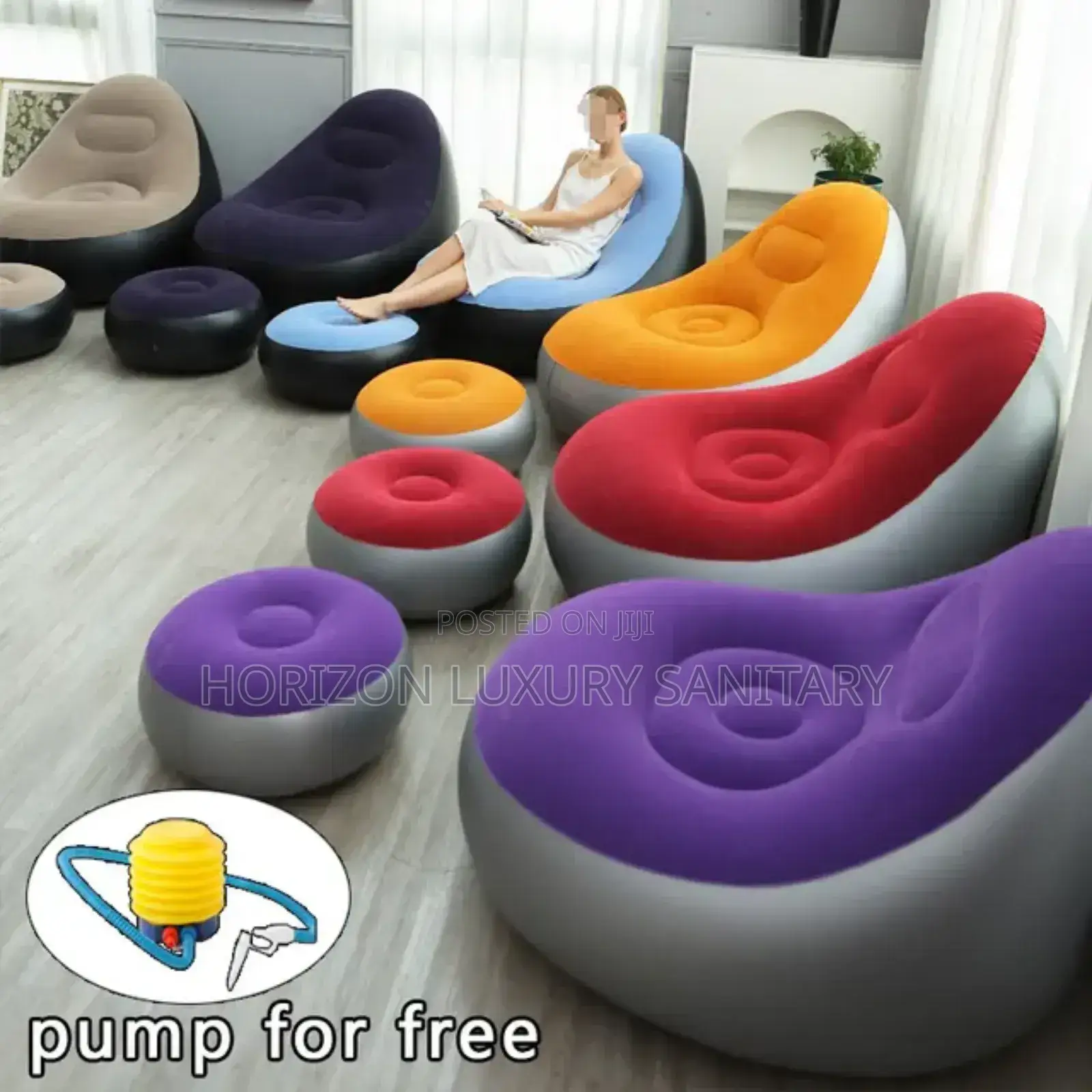 Inflatable Sofa Suit for Indoor/Outdoor