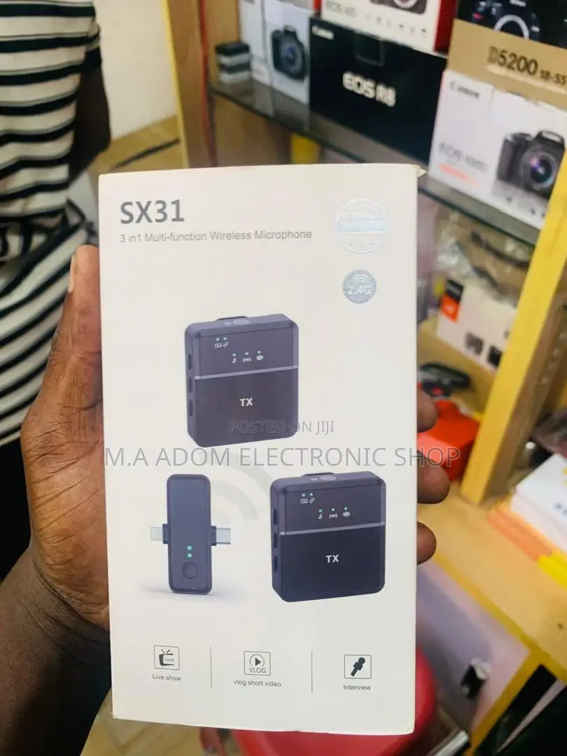 Unleash Your Voice With the SX31 3-in-1 Wireless Microphone