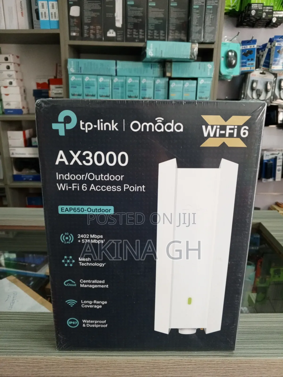 Tp-Link Ax3000 Wi-Fi 6 Access Point Eap650-Outdoor
