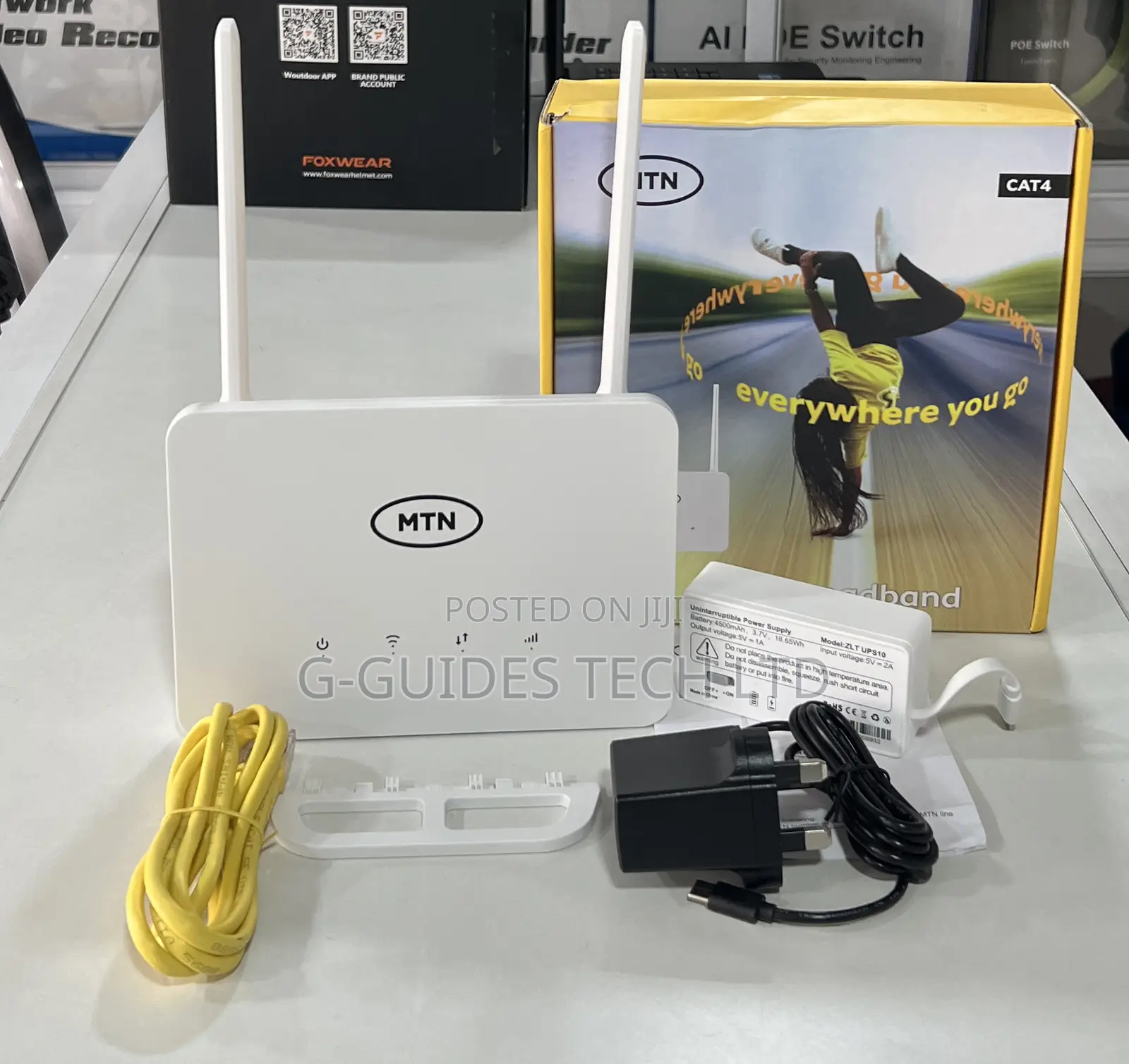MTN 4G Universal Router 300mbps (Zlt-t30d) With Power Bank