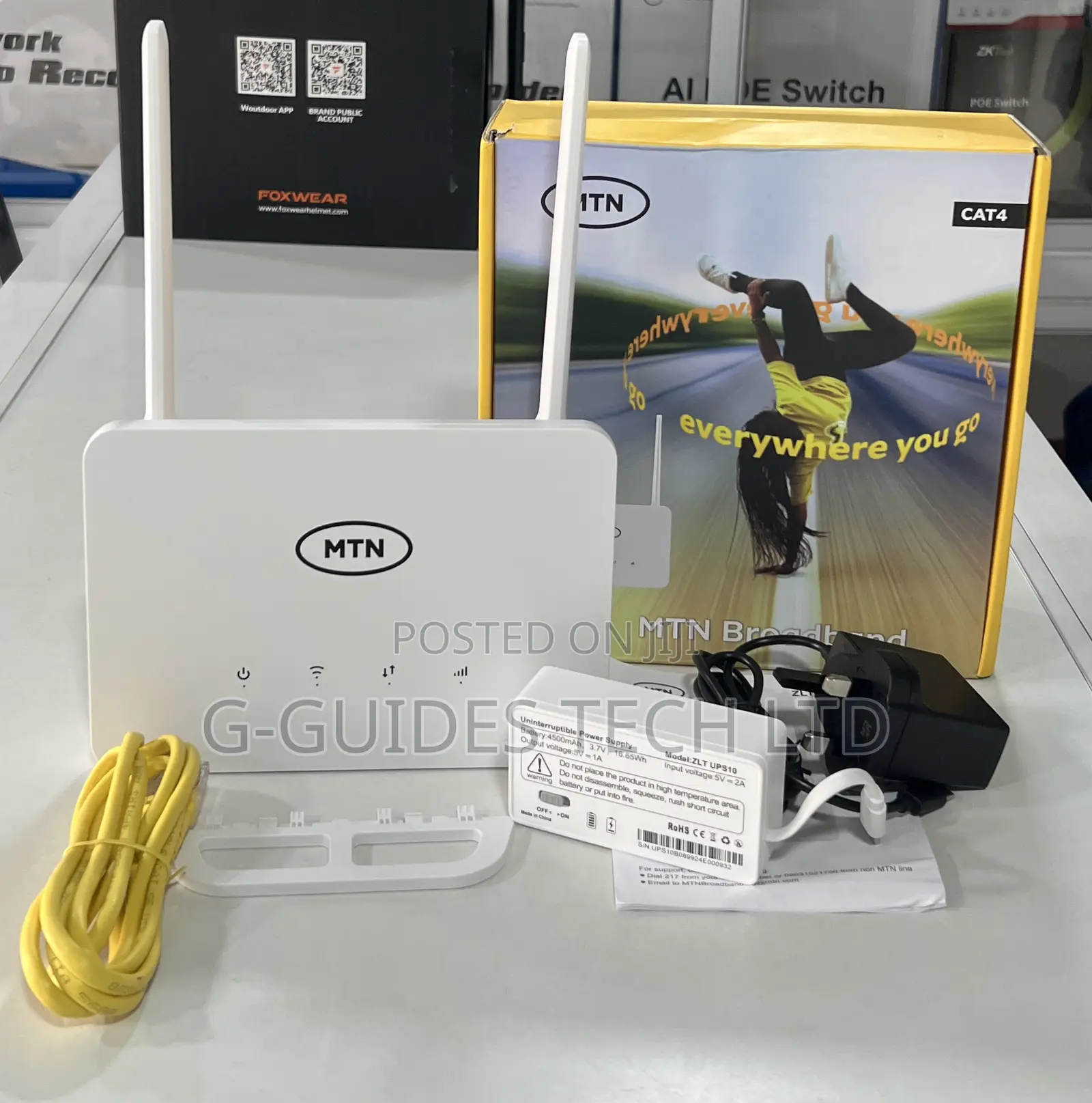 MTN 4G Universal Router 300mbps (Zlt-t30d) With Power Bank