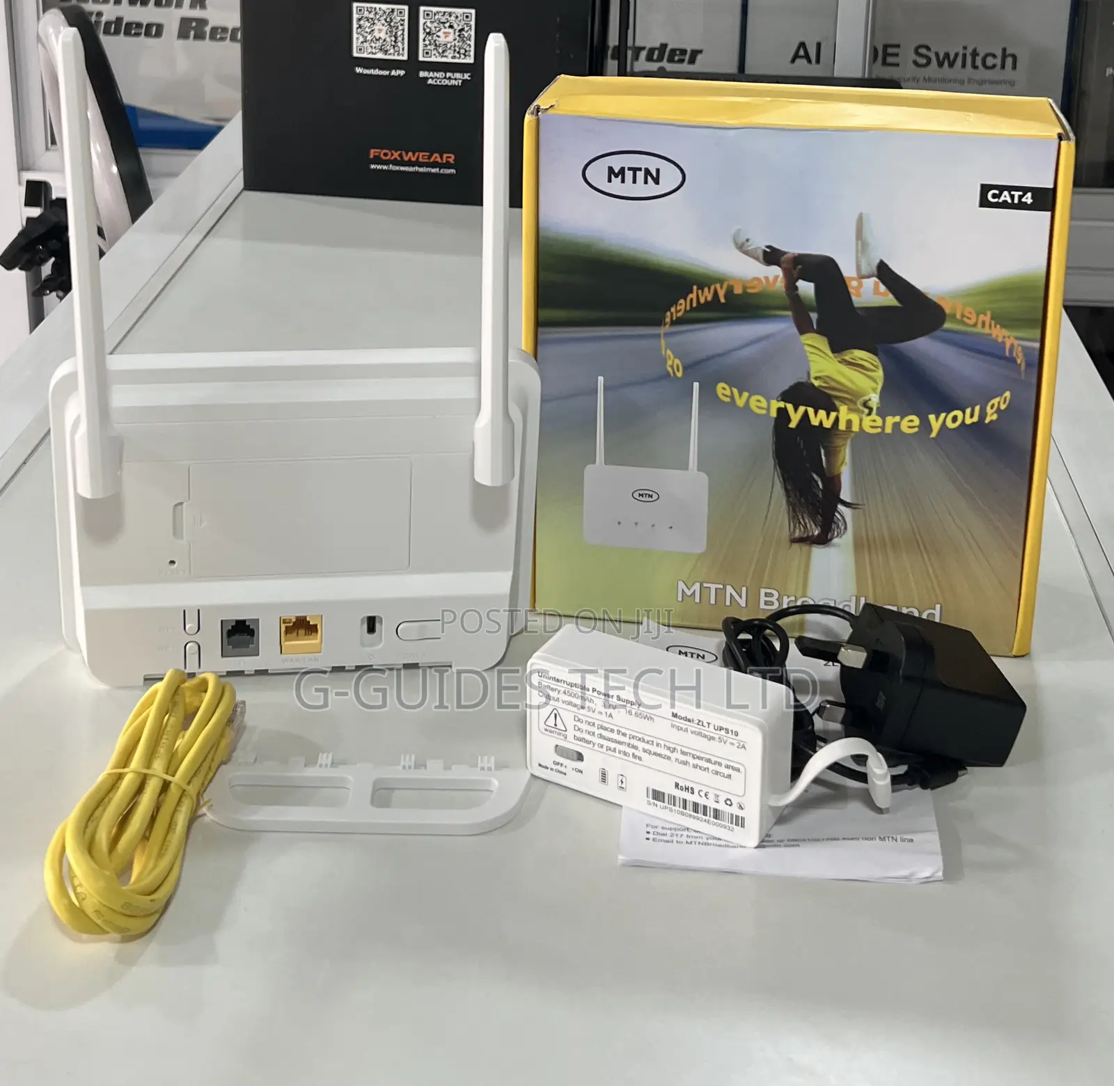 MTN 4G Universal Router 300mbps (Zlt-t30d) With Power Bank