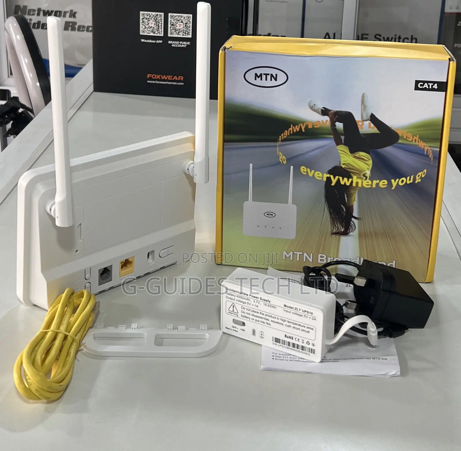 MTN 4G Universal Router 300mbps (Zlt-t30d) With Power Bank