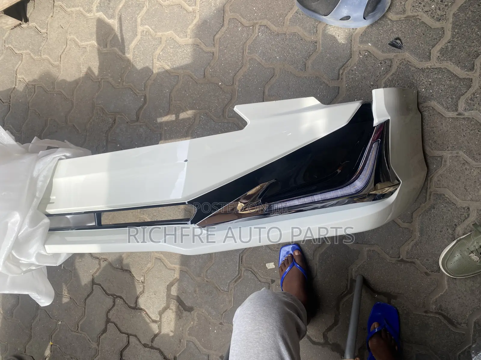 Land Cruiser Prado Front Bumper Spoiler LED 2018 2019 2020