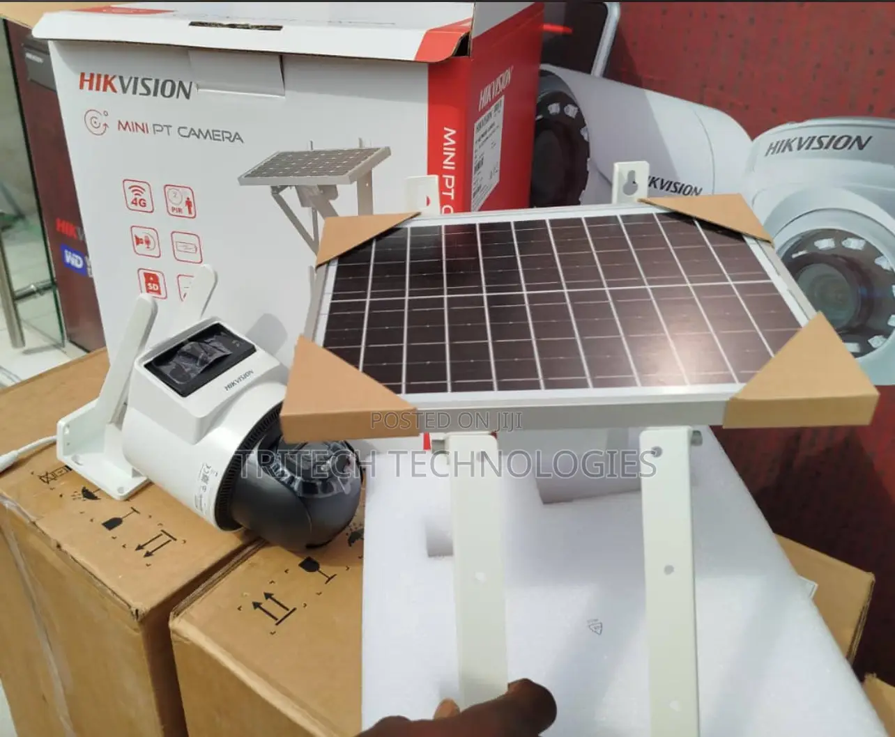 Hikvision Solar 4g Ptz 4mp Camera Ds-2de2c400iwg-k/4g/C05s10