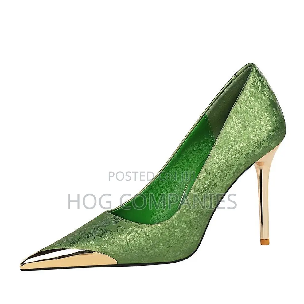 Glittering Pencil Heels