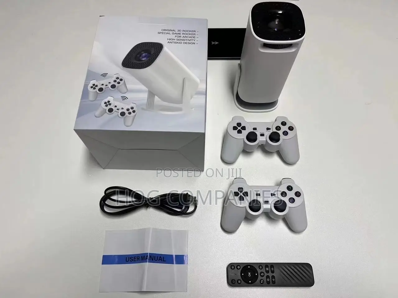 Projector With Wireless Game Pads