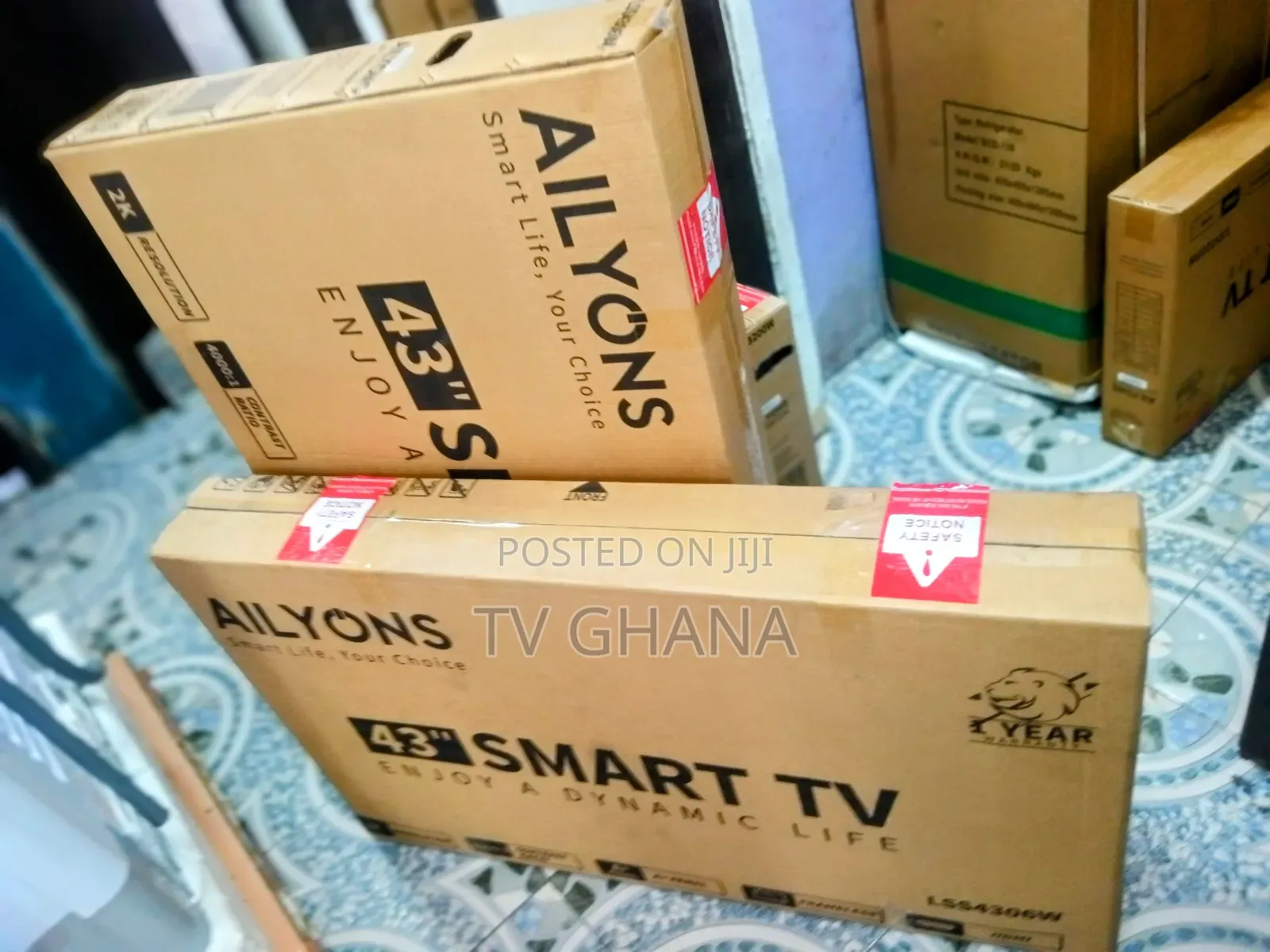  Resolution Smart Ailyons Television 43inches Television