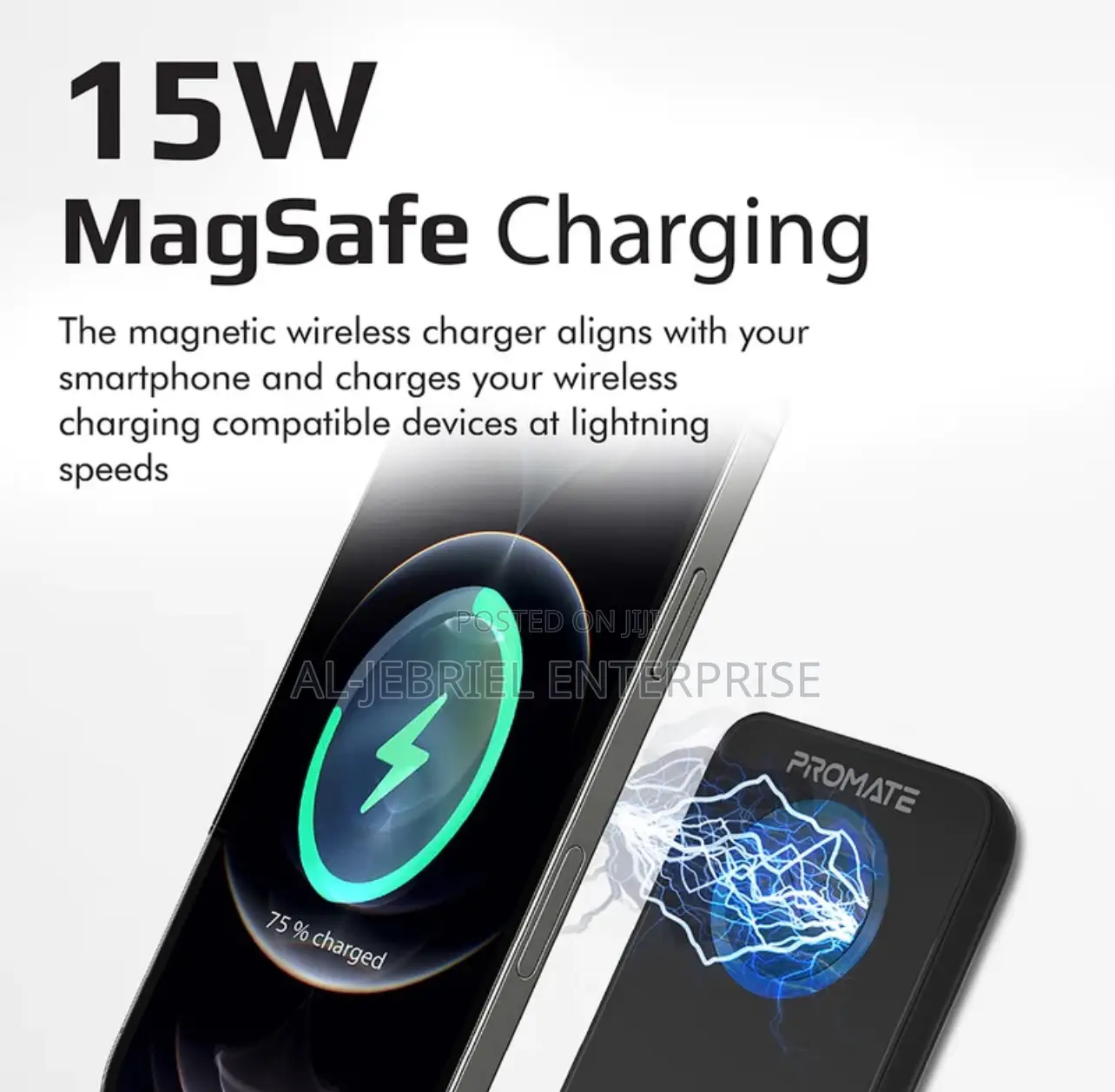 Promate POWERMAG 10+ 10000MAH Magsafe Wireless Powerbank