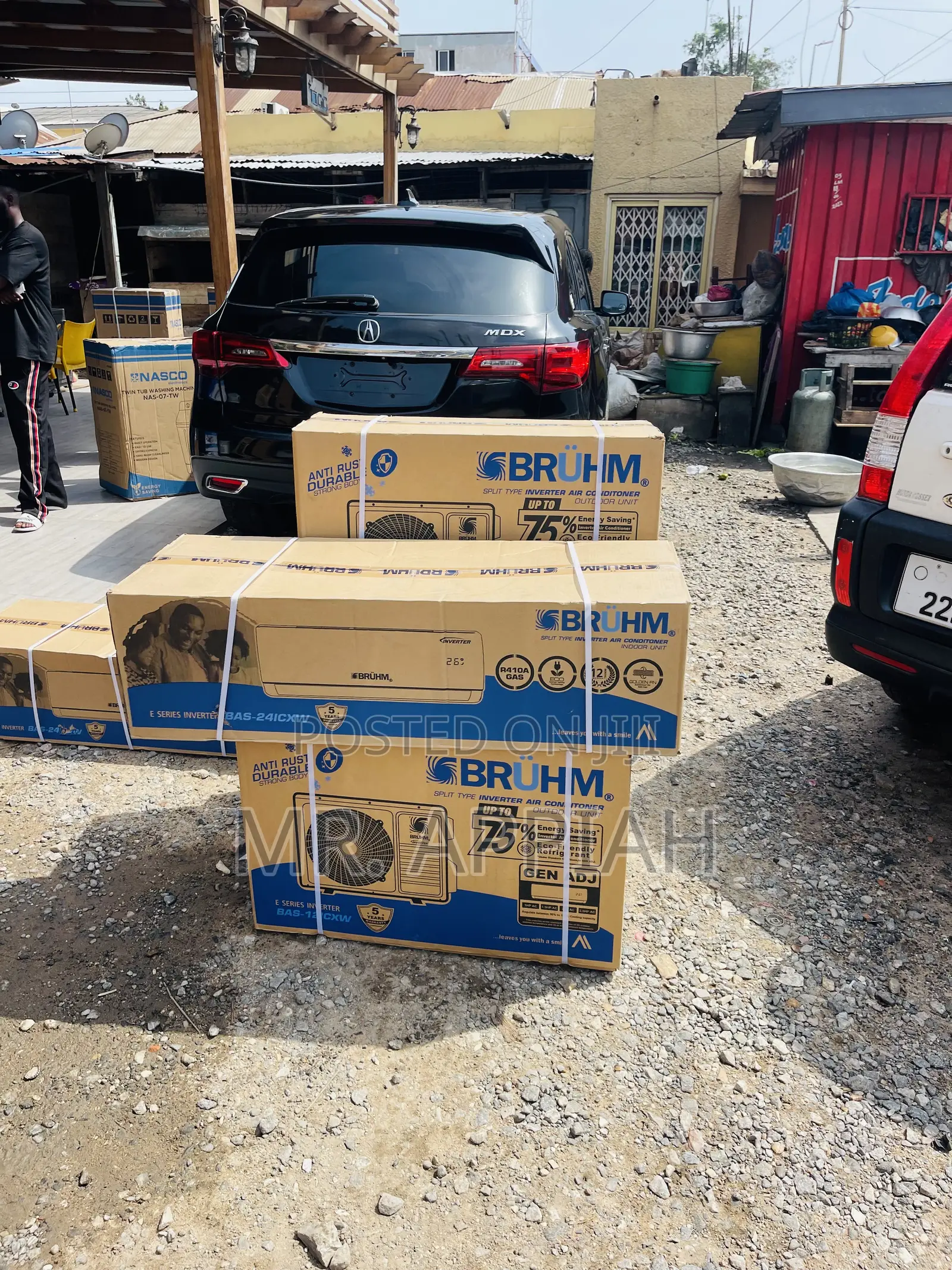 Original Bruhm 2.5hp Split Type Smart Inverter Ac.