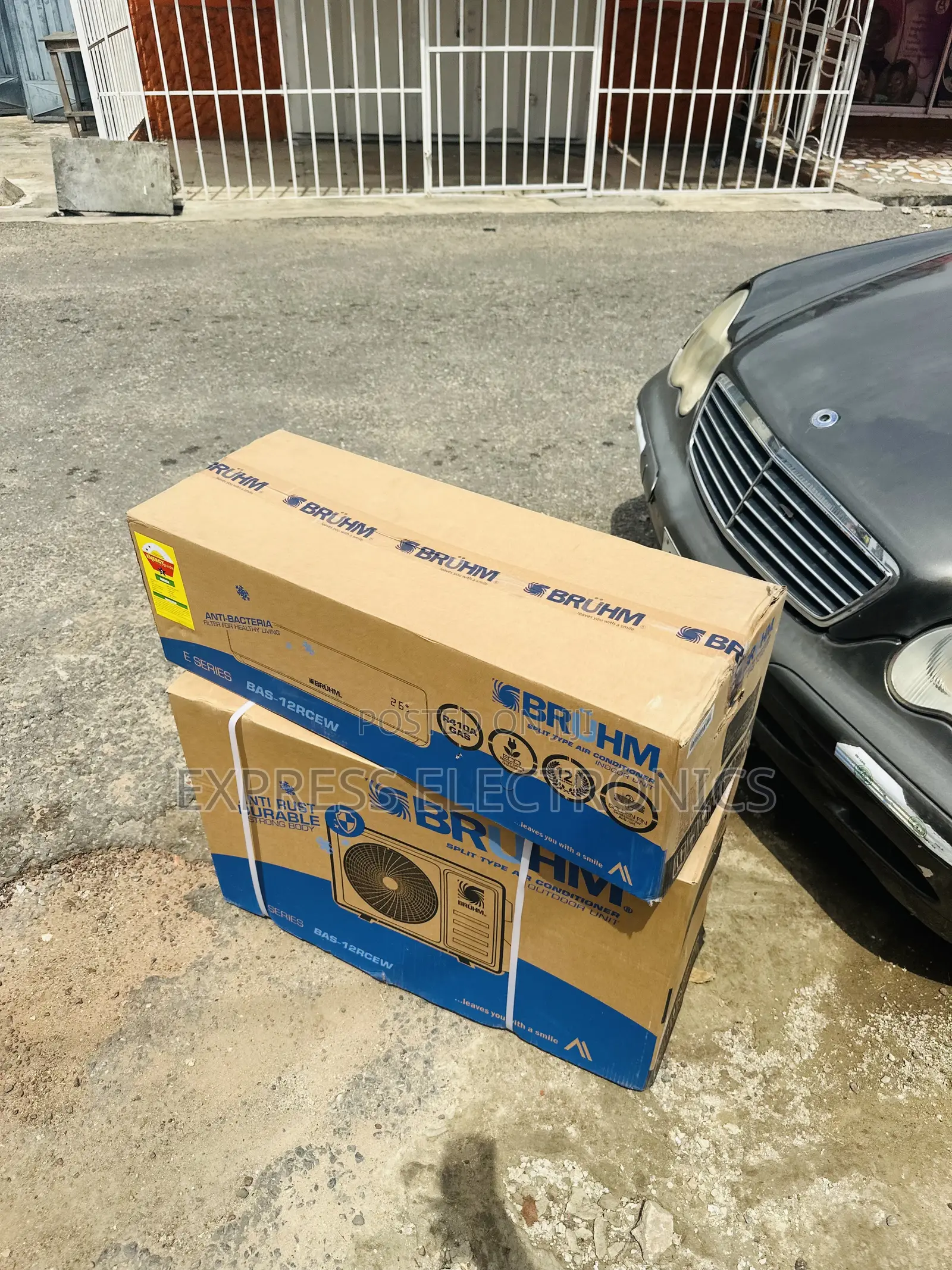 5 Fan Speed Bruhm Split R410 Gas Ac White