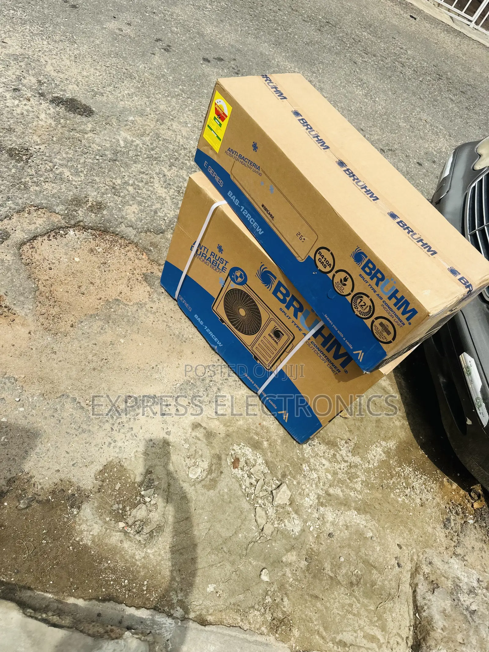 Text Us for Your New Bruhm Split R410 Gas 1.5hp Ac White
