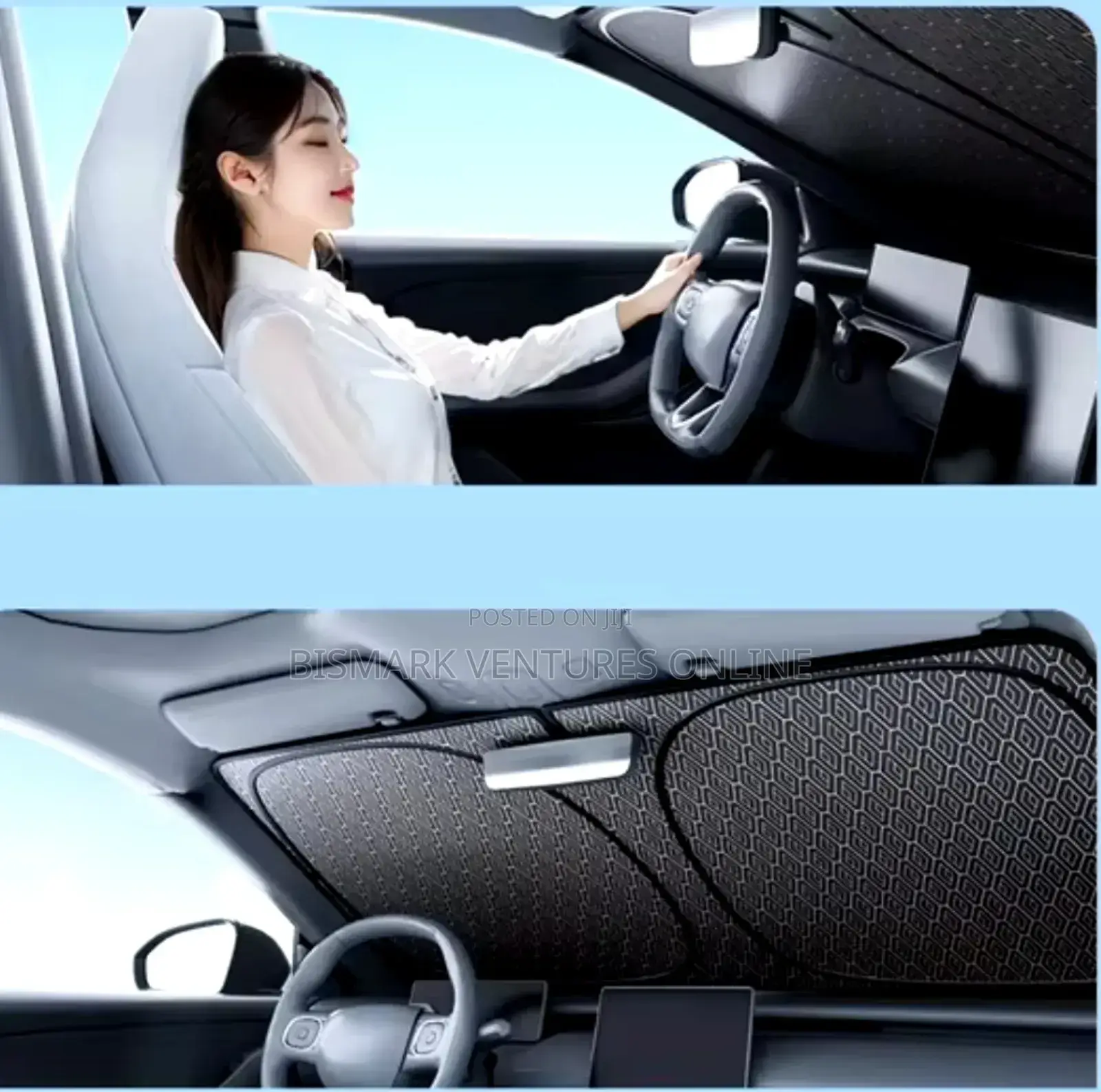 Foldable Car Windshield Sunshade Protection.