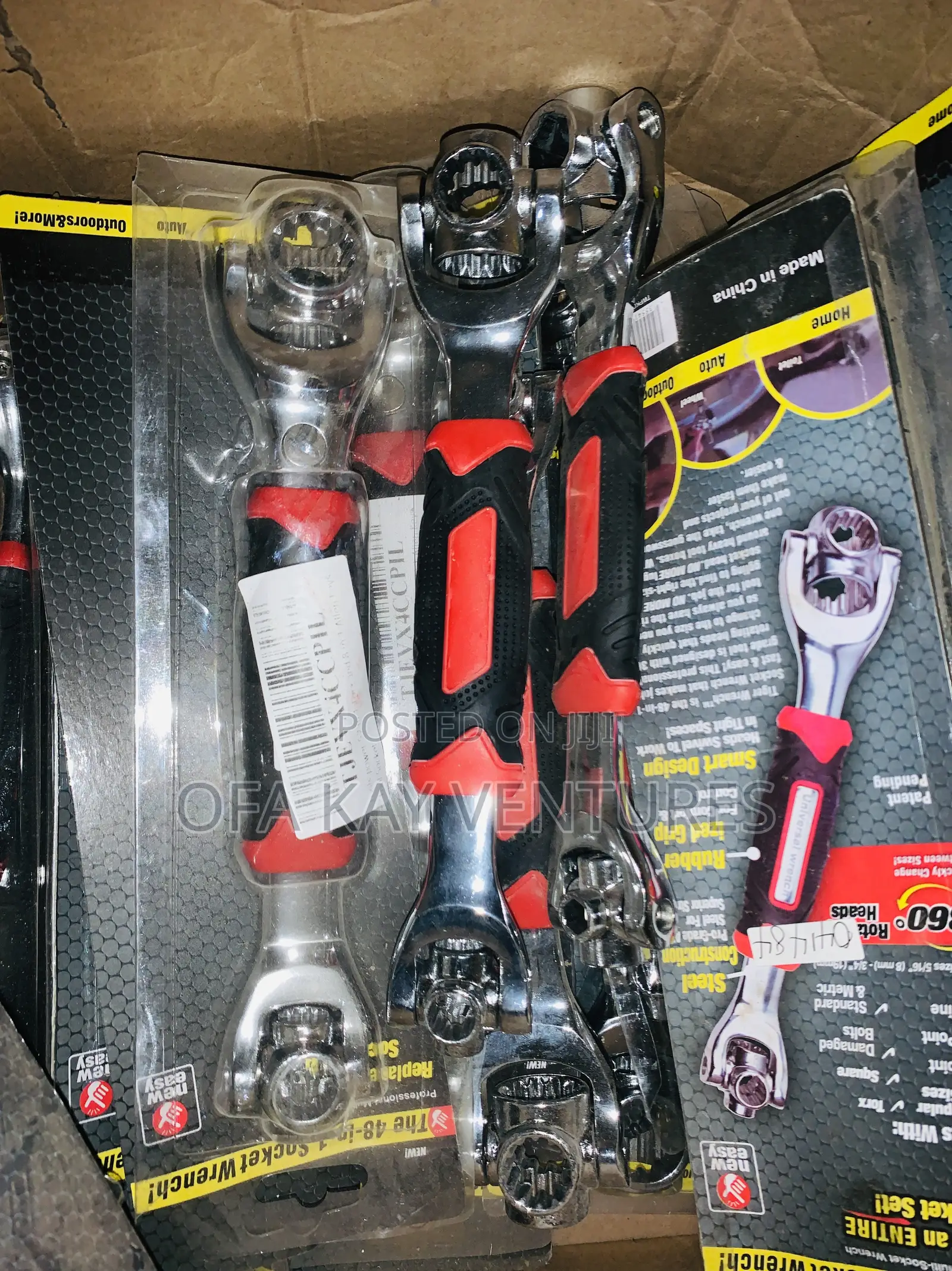 8 In 1 Wrench Tool Socket With Spline Bolts 360 Degrees