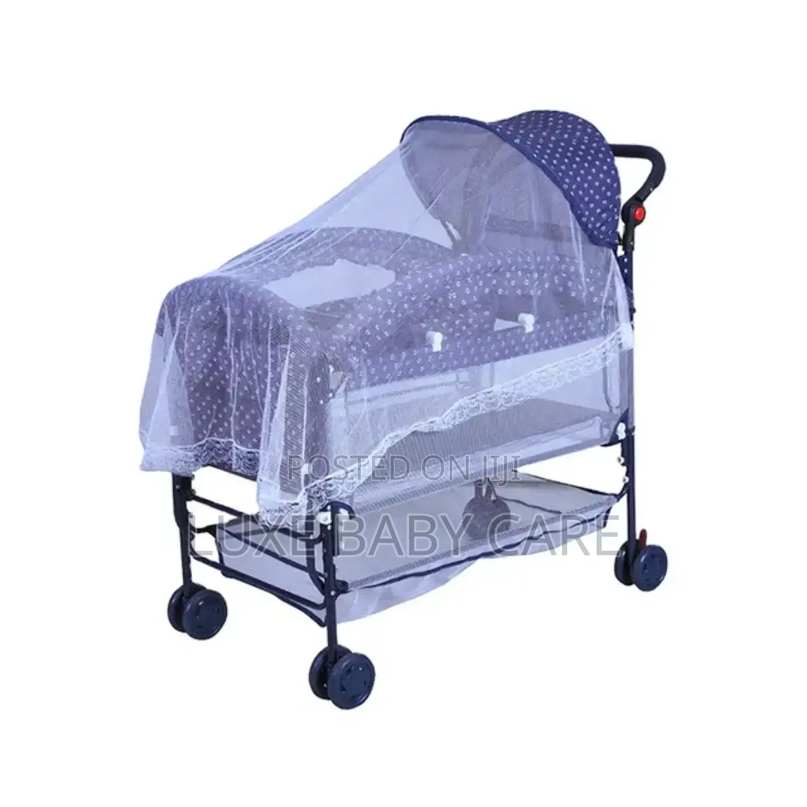 Baby Metal Bed With Feeding Seat