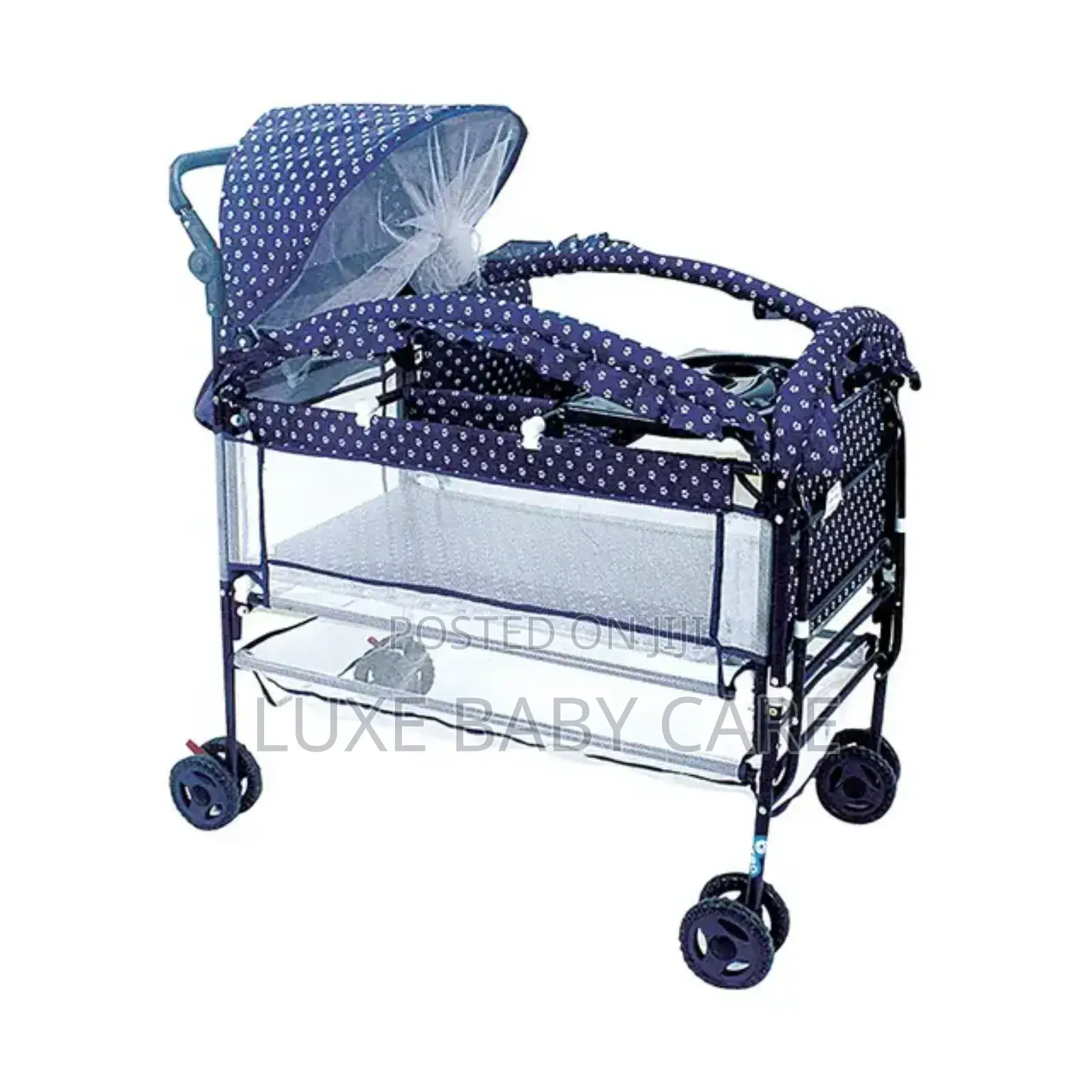 Baby Metal Bed With Feeding Seat