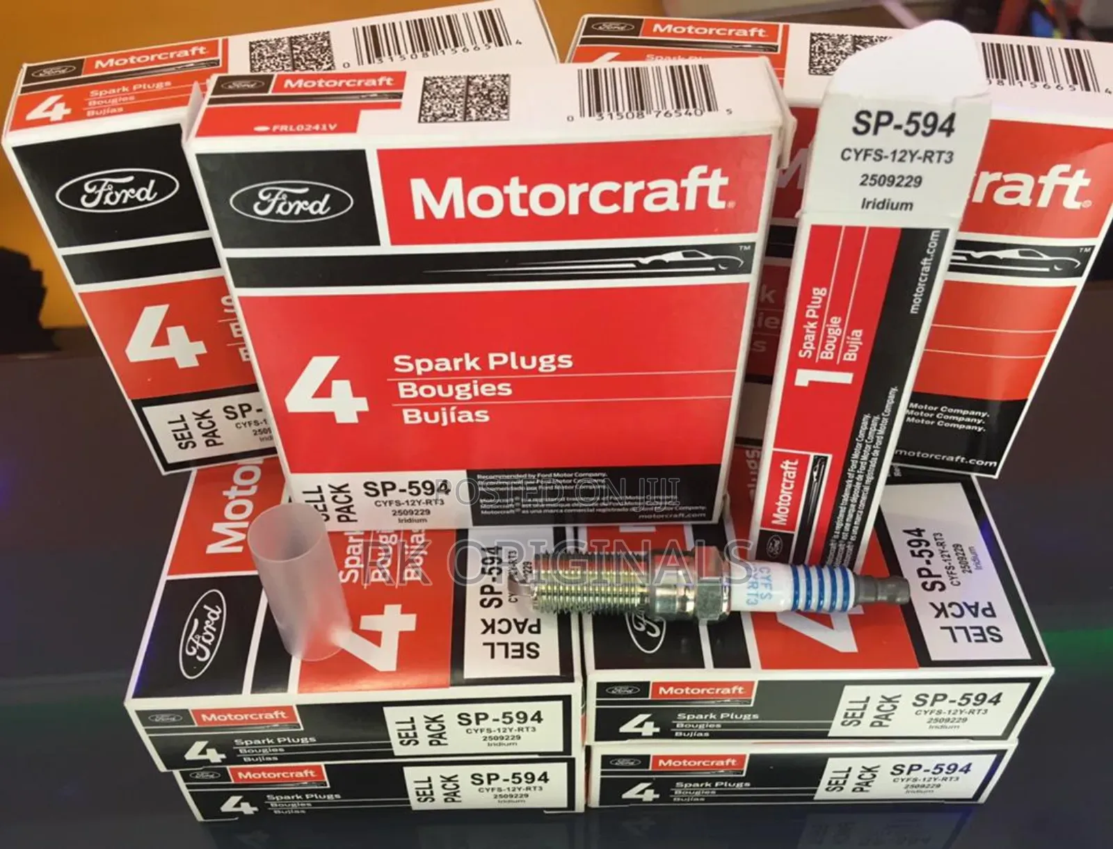 Motorcraft Sp-594 Spark Plugs X4pcs For Ford F-150 2015-2024