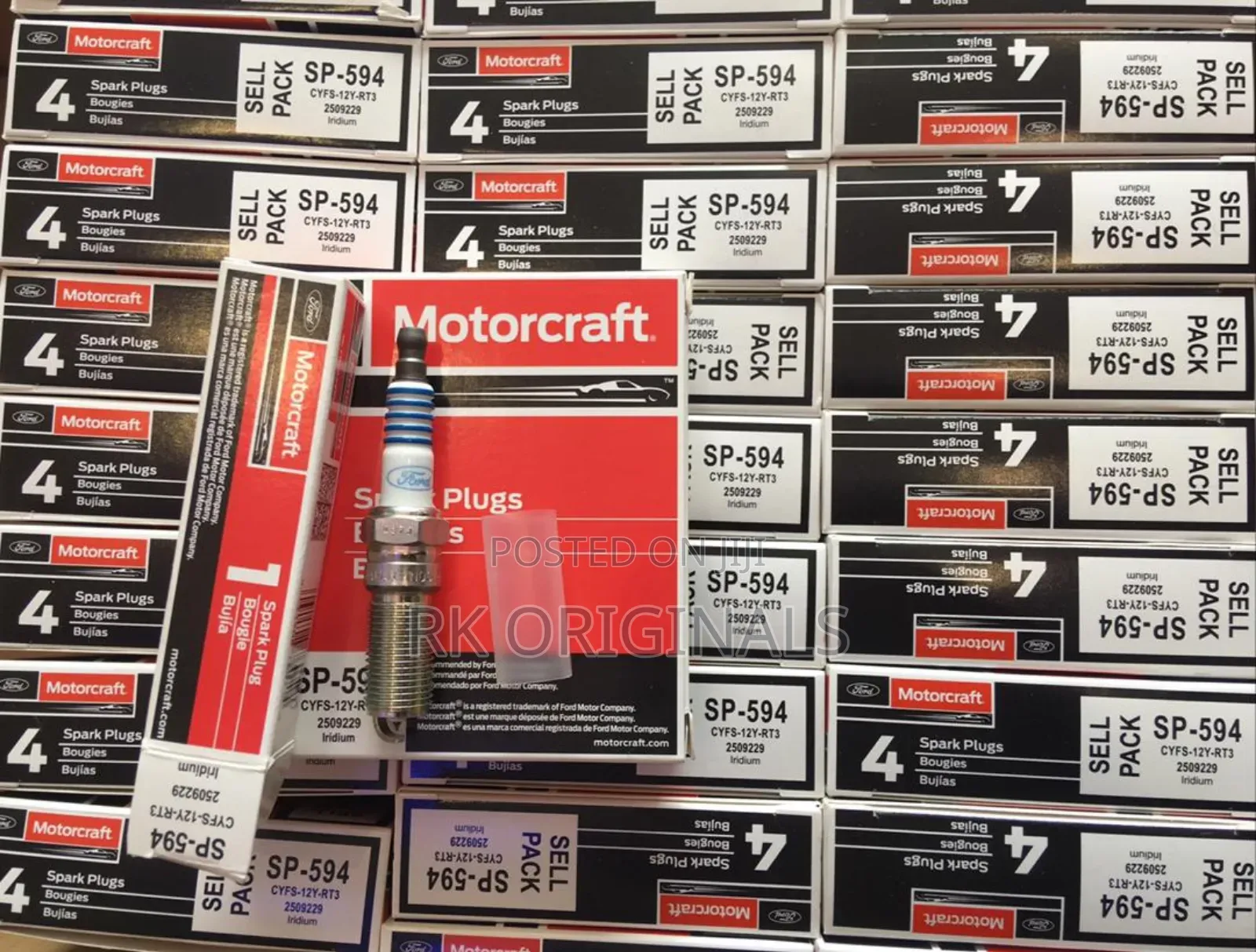 Motorcraft Sp-594 Spark Plugs X4pcs For Ford F-150 2015-2024