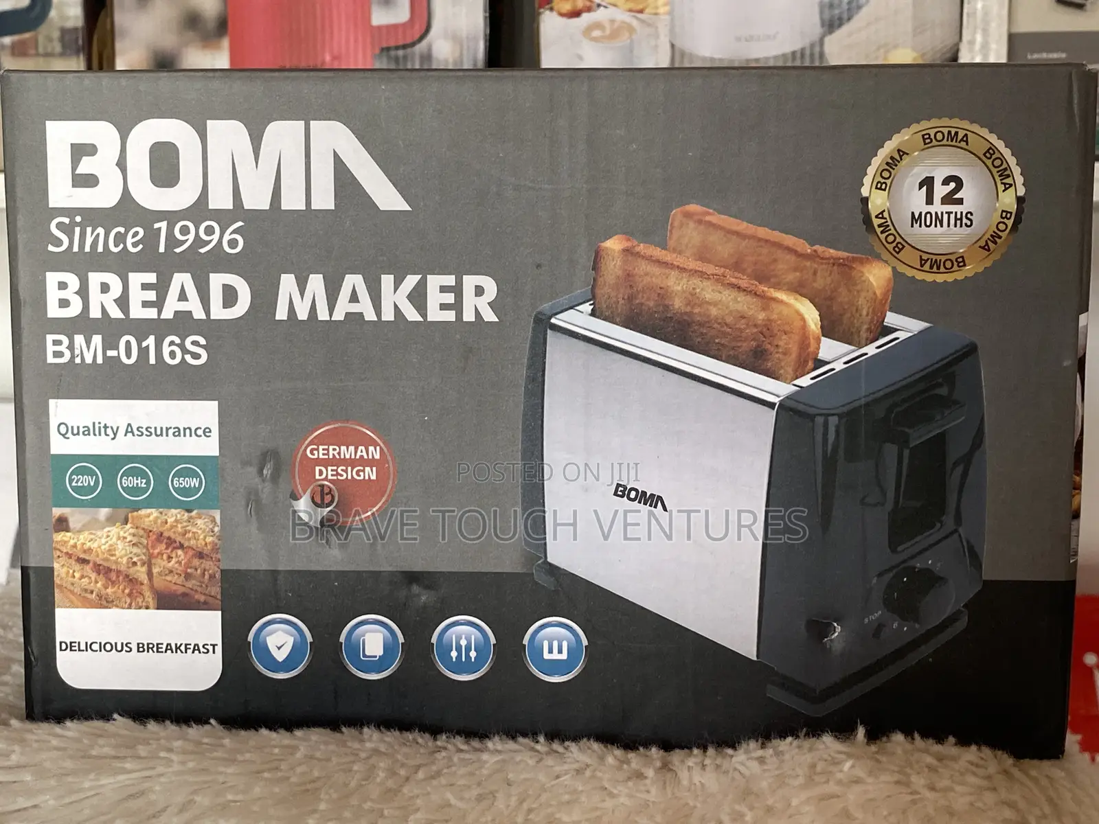 Boma Bread Sandwich Maker/Toaster