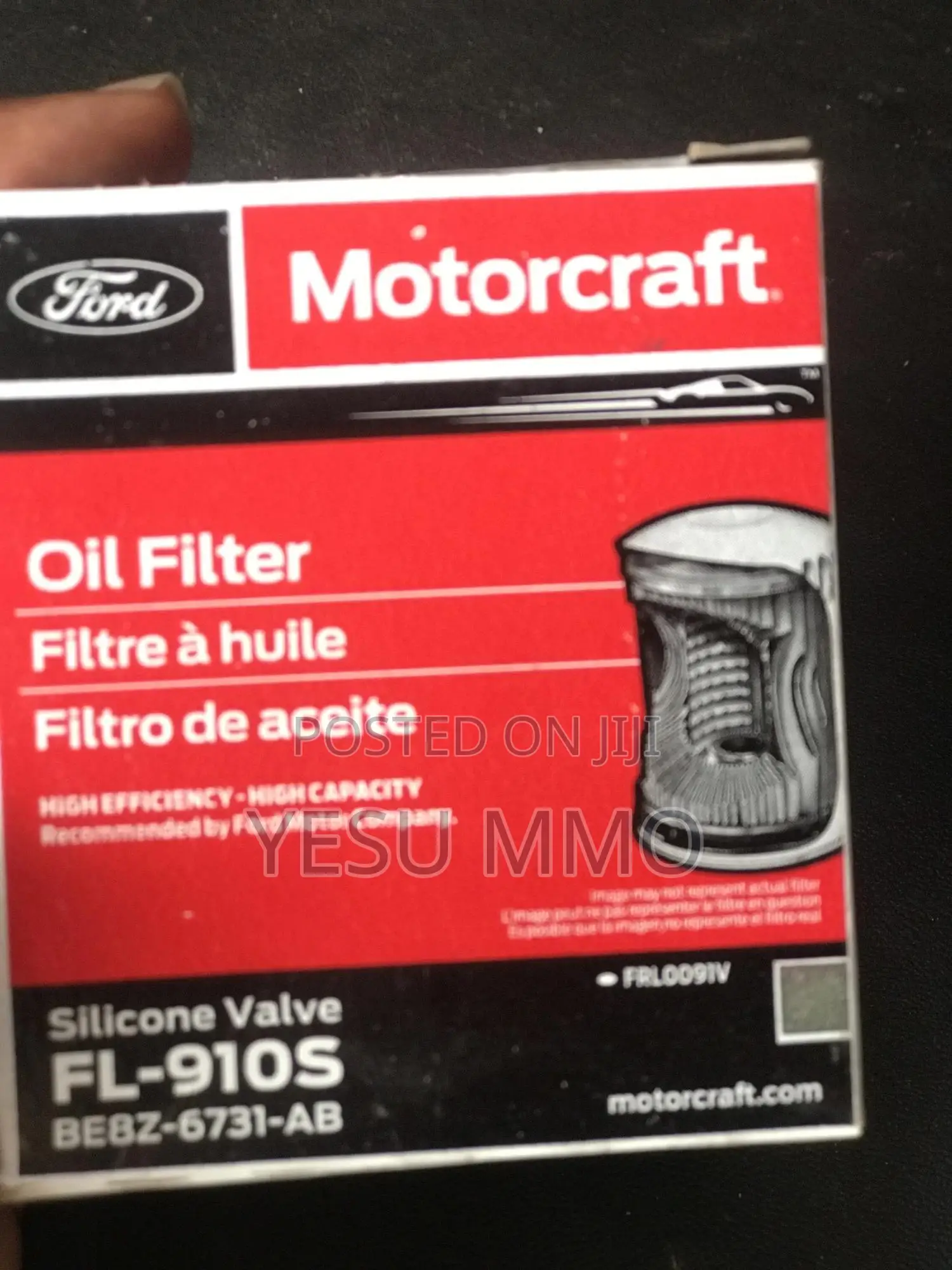 Ford Escape 2016 Oil Filter FL-910S