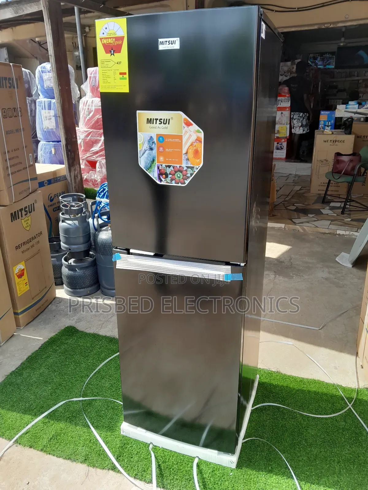 Mitsui Double Door Fridge 246 Litres Bottom Freezer