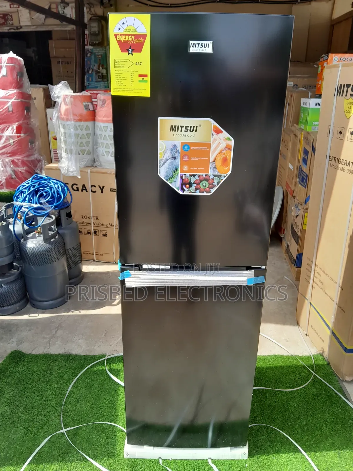 Mitsui Double Door Fridge 246 Litres Bottom Freezer