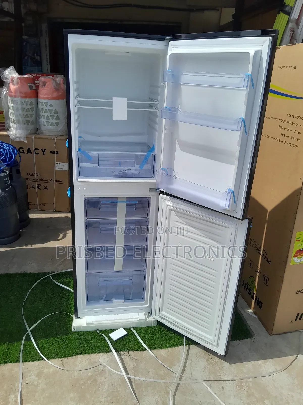 Mitsui Double Door Fridge 246 Litres Bottom Freezer