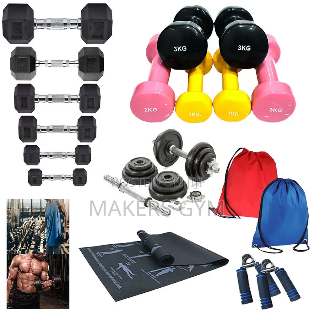 Hex Dumbbells Set