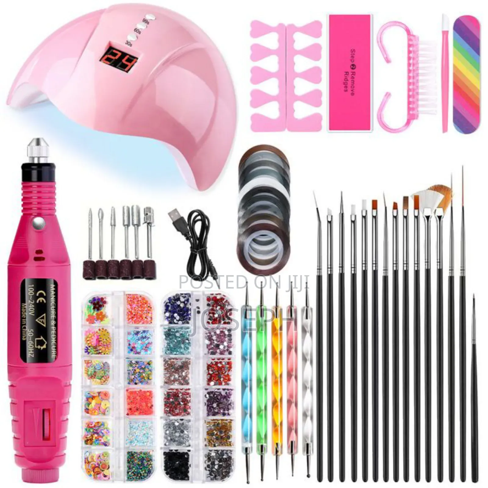 Nails Pedicure Manicure Equipments Set