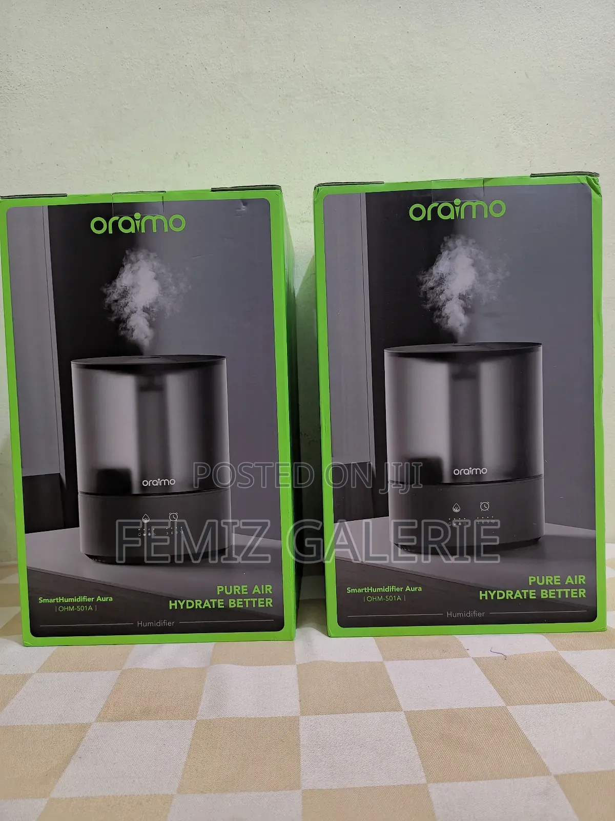 Oraimo Smart Humidifier Aura 4l Plus Essential Oil ×2