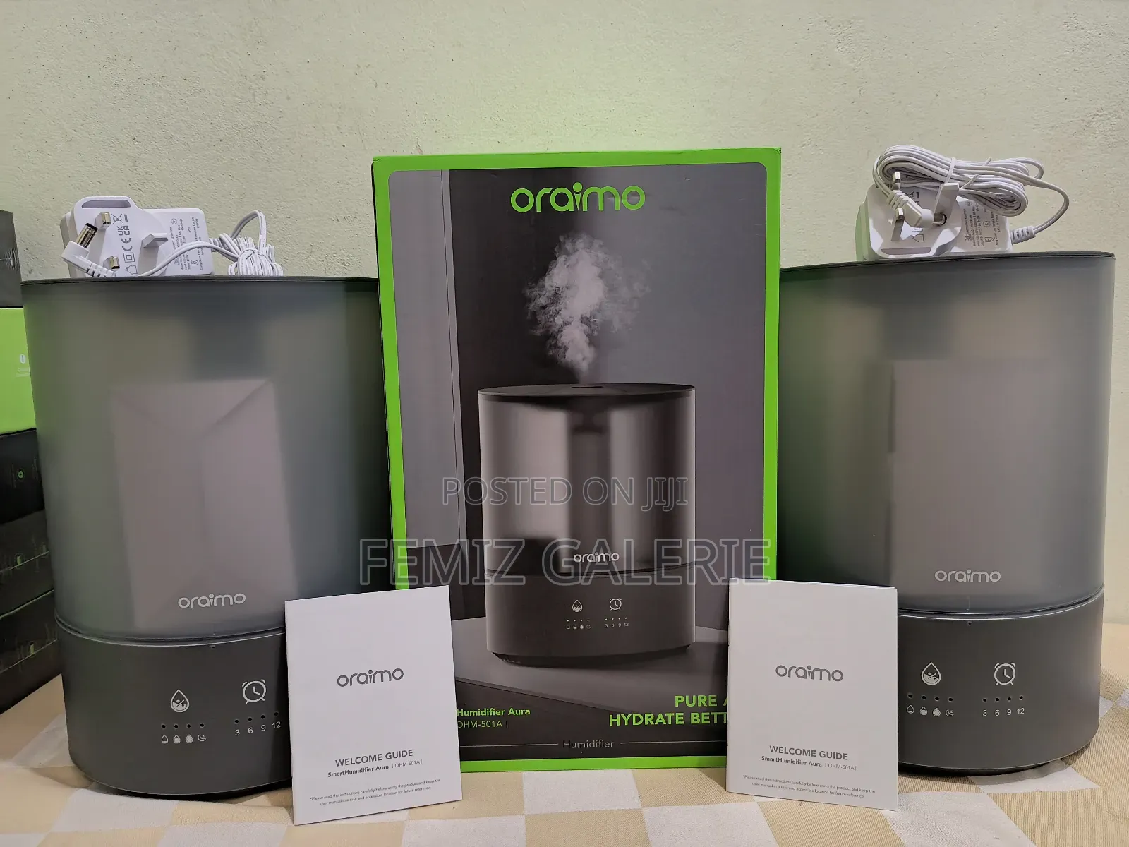 Oraimo Smart Humidifier Aura 4l Plus Essential Oil ×2